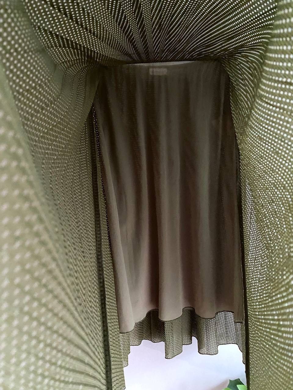 Designer × Moncler Moncler Gonna Pleated Midi Green Skirt, Size 44 Size 34" / US 12 / IT 48 - 12 Thumbnail