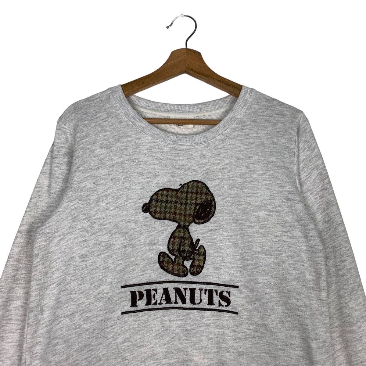 Peanuts PEANUTS Snoopy Big Logo Sweatshirts #0713-C33 Size US L / EU 52-54 / 3 - 2 Thumbnail