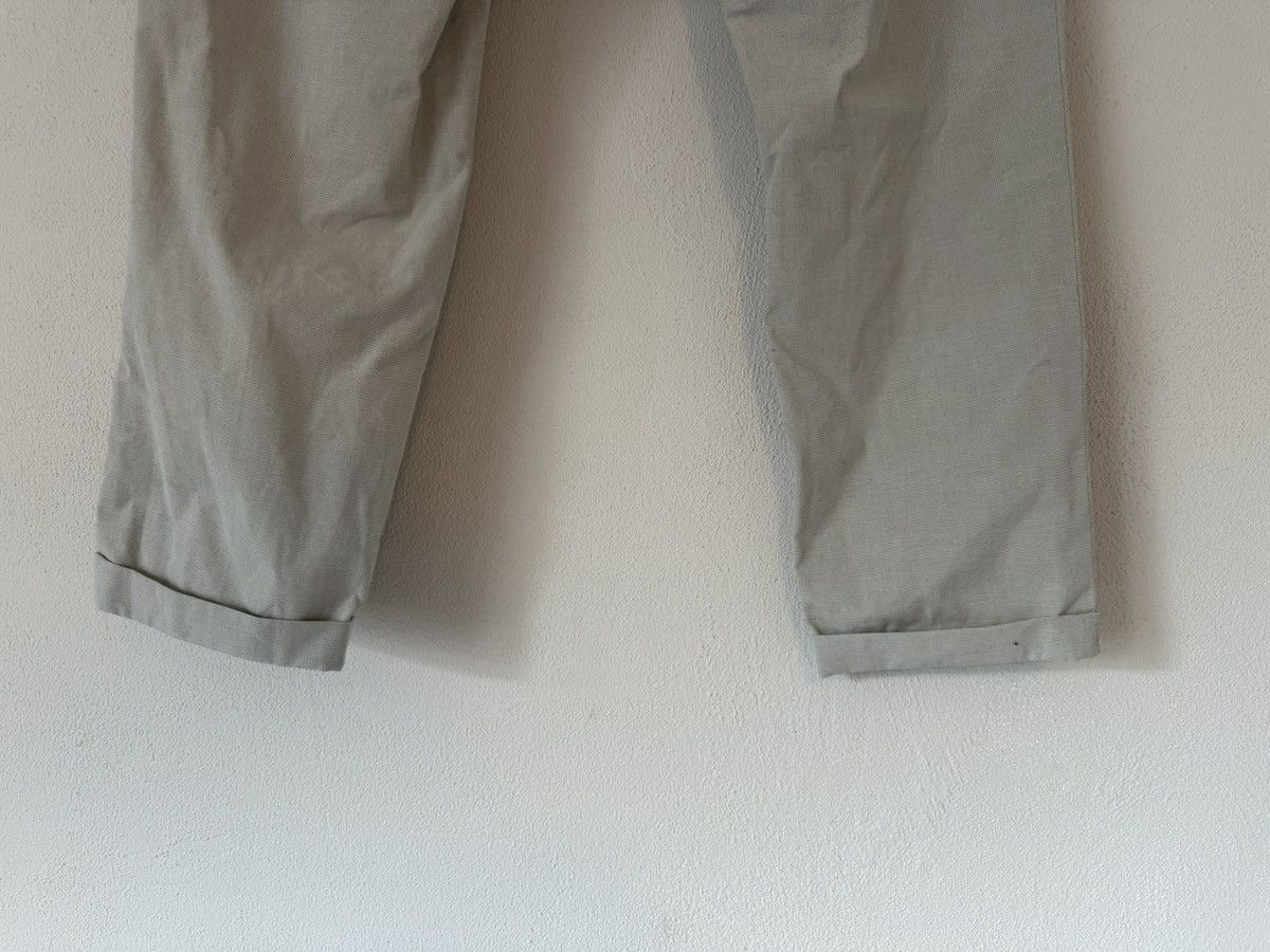 Maison Margiela Slim Fit Light Grey Cotton Trousers Size US 34 / EU 50 - 9 Thumbnail