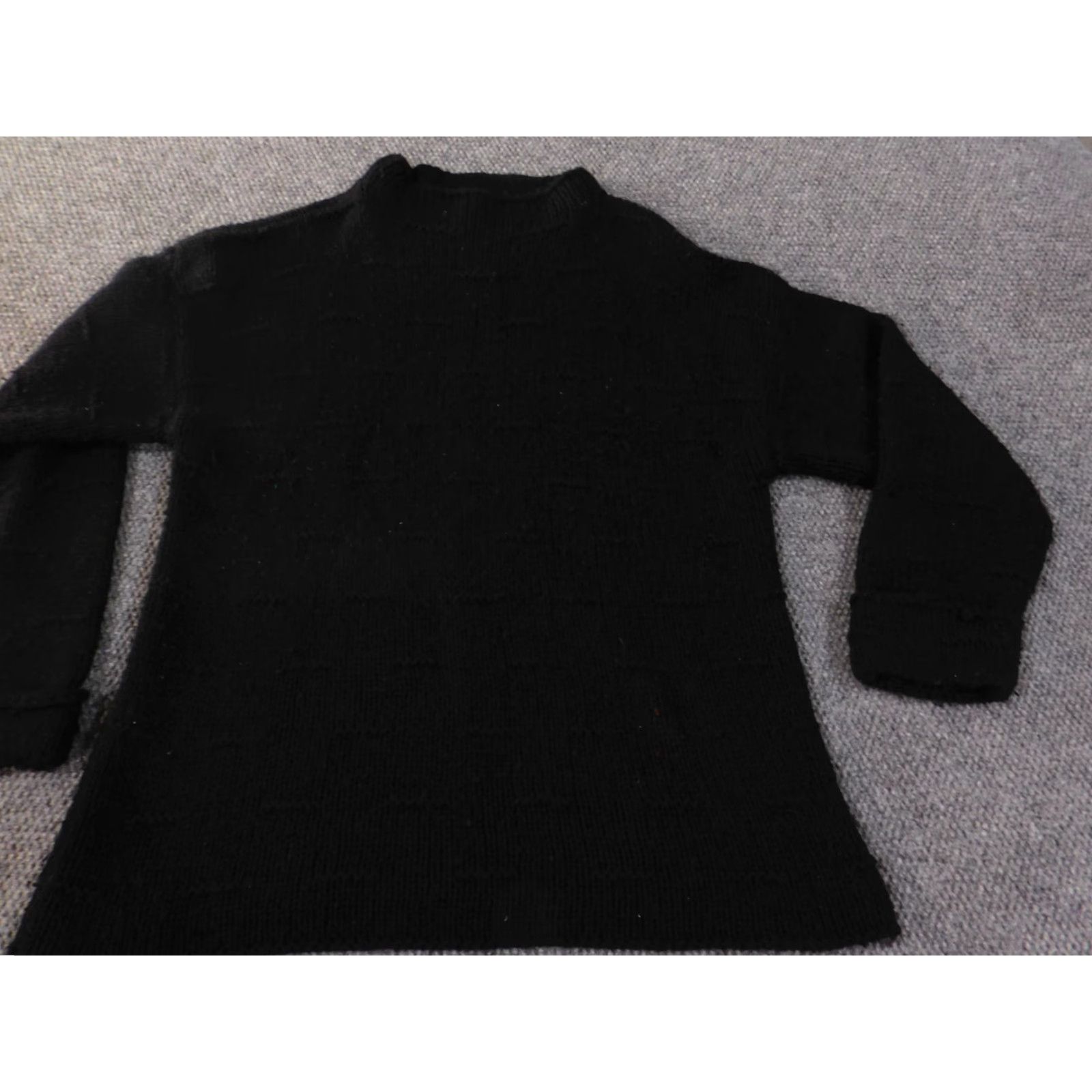 Coldwater Creek Coldwater Creek Sweater Black Womens Wool Acrylic Long Sleeve Turtleneck 3X Pullover Outdoor Geometric Knit Soft Comfort Plus Size Womens** Size XXL / US 16-18 / IT 52-54 - 2 Thumbnail