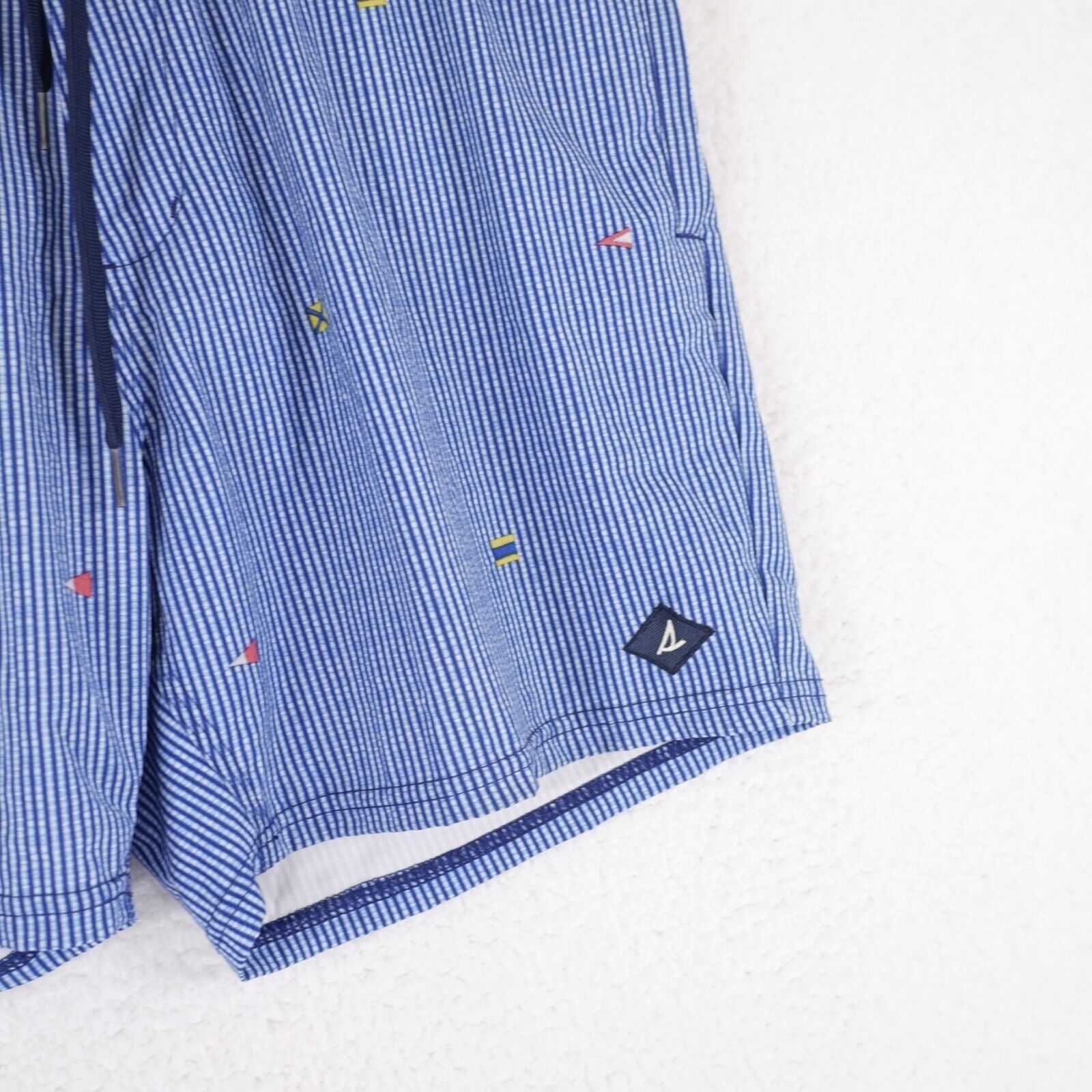 Sperry Sperry Large Blue Striped Lined Large Swim Trunks 36/6 High Size US 36 / EU 52 - 2 Thumbnail