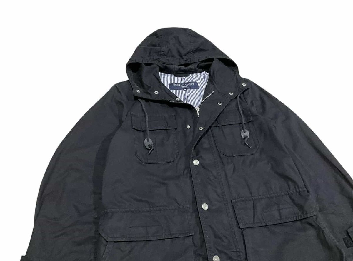 Comme des Garcons Homme × Comme des Garcons Homme Plus × Japanese Brand 🔥Ad2009 Comme Des Garcons Homme Mountain Parka Jacket Hooded Size US M / EU 48-50 / 2 - 5 Thumbnail