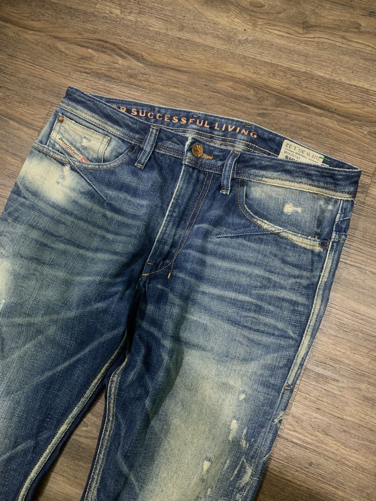 Diesel Vintage Diesel Distressed Denim Jeans Long Pants Size US 30 / EU 46 - 2 Thumbnail