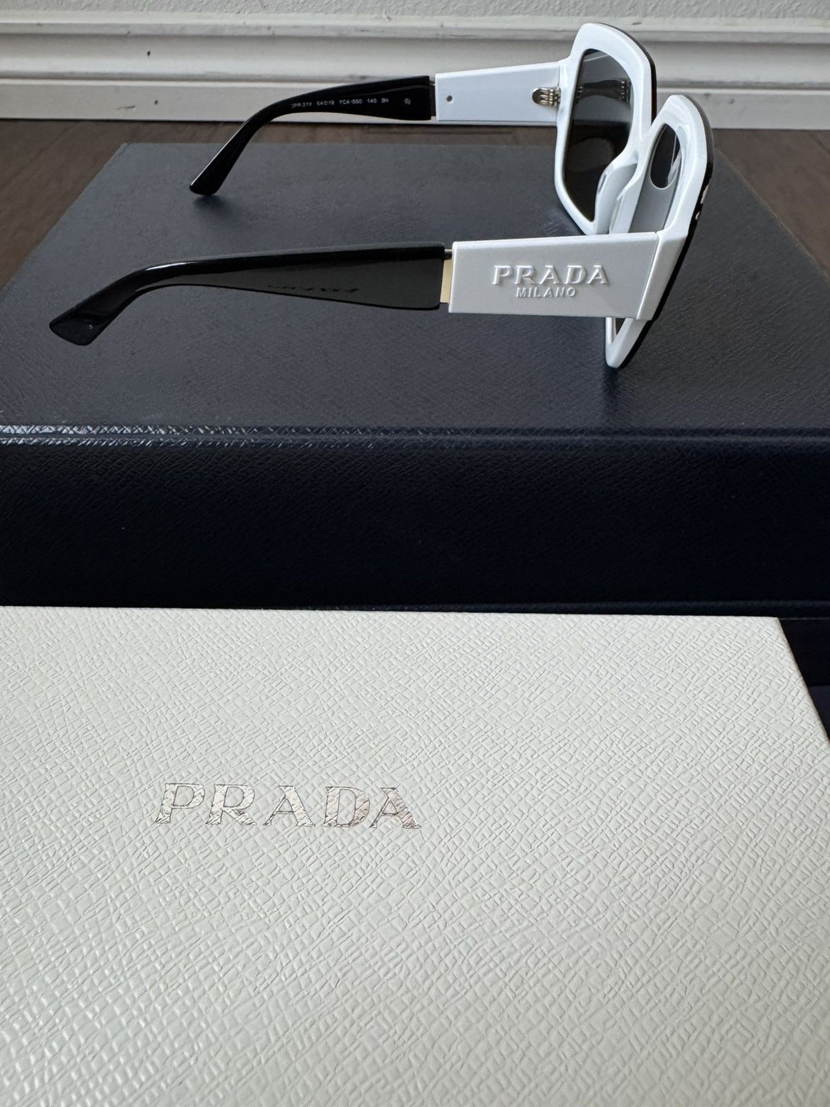 Prada Prada Monochrome Sunglasses Size ONE SIZE - 3 Thumbnail