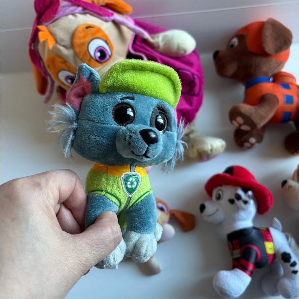 Designer Lot of 9 Paw Patrol Plush Dogs + 1 Bonus Needing Sewing Size ONE SIZE - 5 Thumbnail