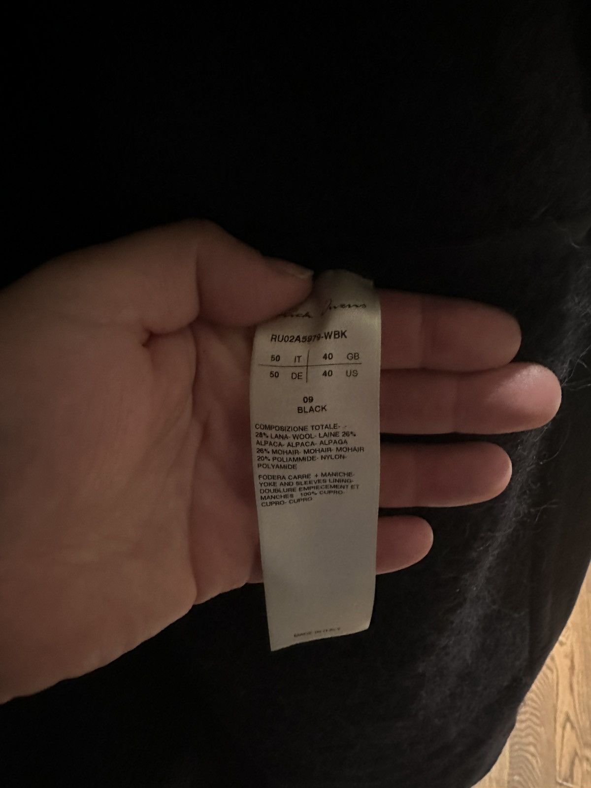 Rick Owens Rick Owens Alpaca Jacket Size US M / EU 48-50 / 2 - 6 Thumbnail
