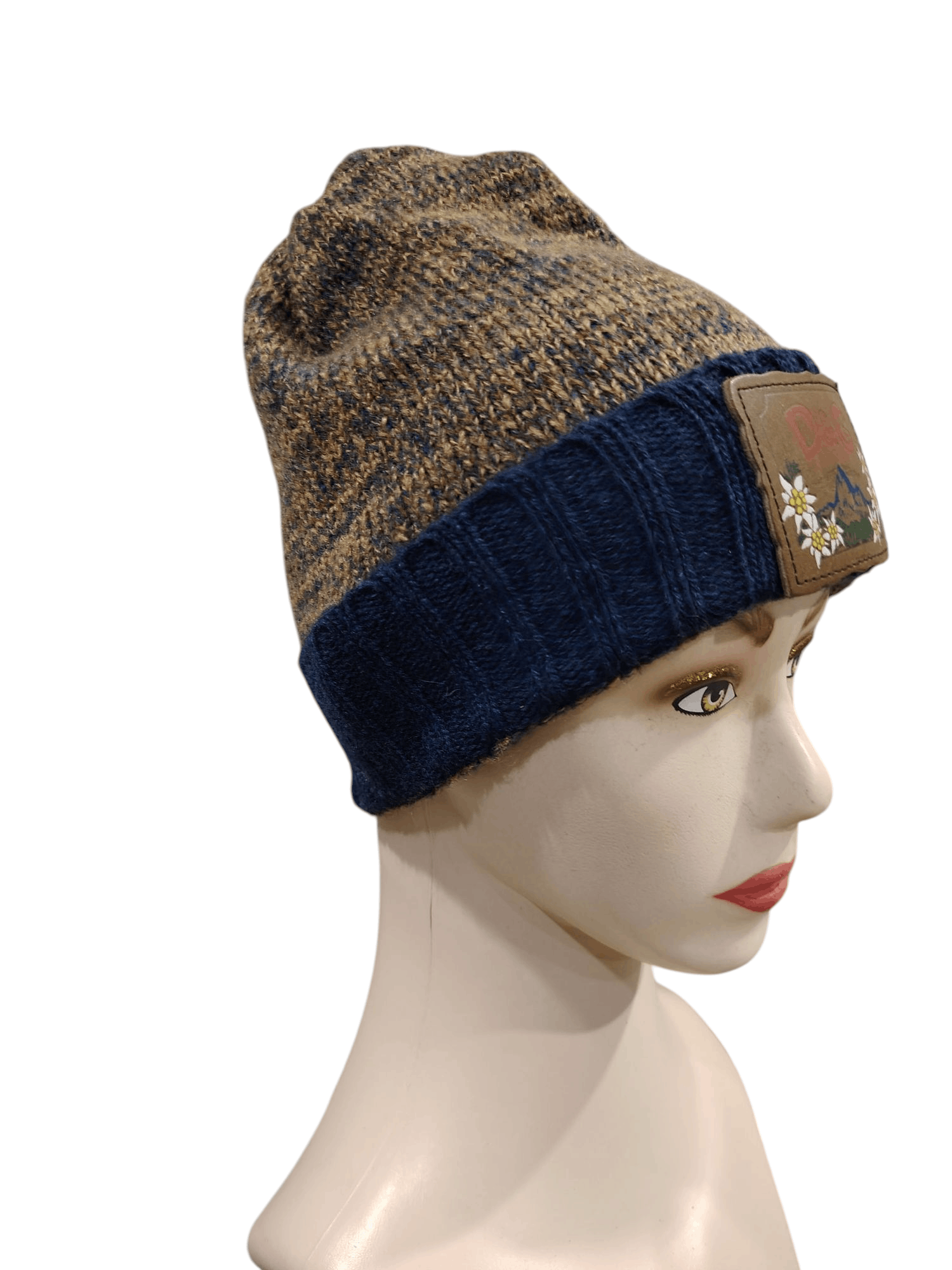 Dolce & Gabbana D&G - Dolce & Gabbana Leather Patches Snowcap/ Beanie Size ONE SIZE - 2 Thumbnail