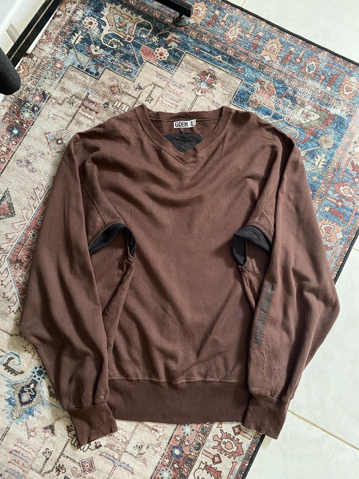 GOODENOUGH × Japanese Brand GDEH Goodenough Brown Sweatshirt Size US L / EU 52-54 / 3 - 1 Thumbnail