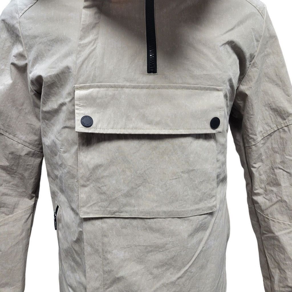 Michael Kors Men's Michael Kors Crinkled Woven Hoodie Cargo Jacket. Small Size US S / EU 44-46 / 1 - 4 Thumbnail