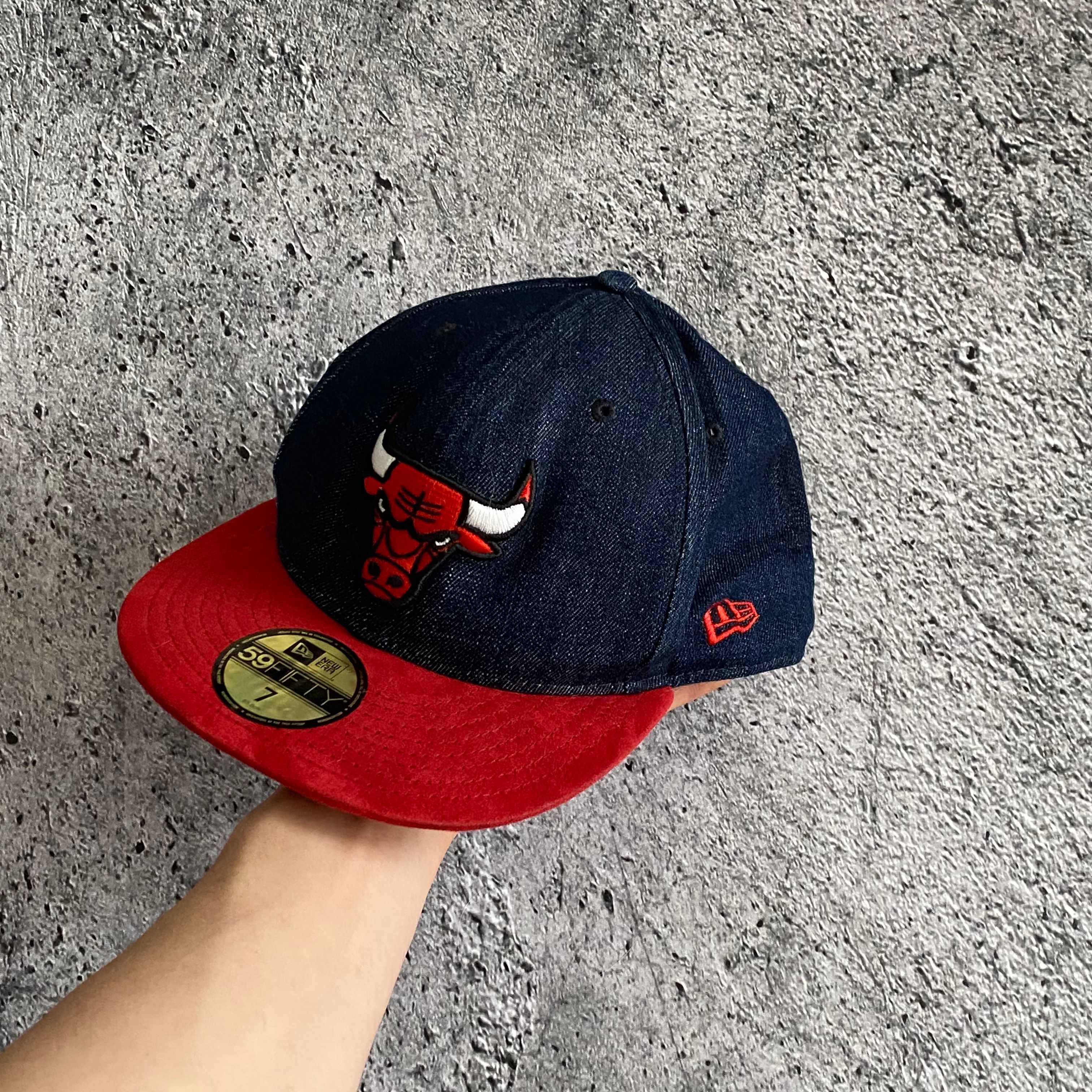 Pre-owned Chicago Bulls X Nba Vintage Chicago Bulls Snapback In Navy