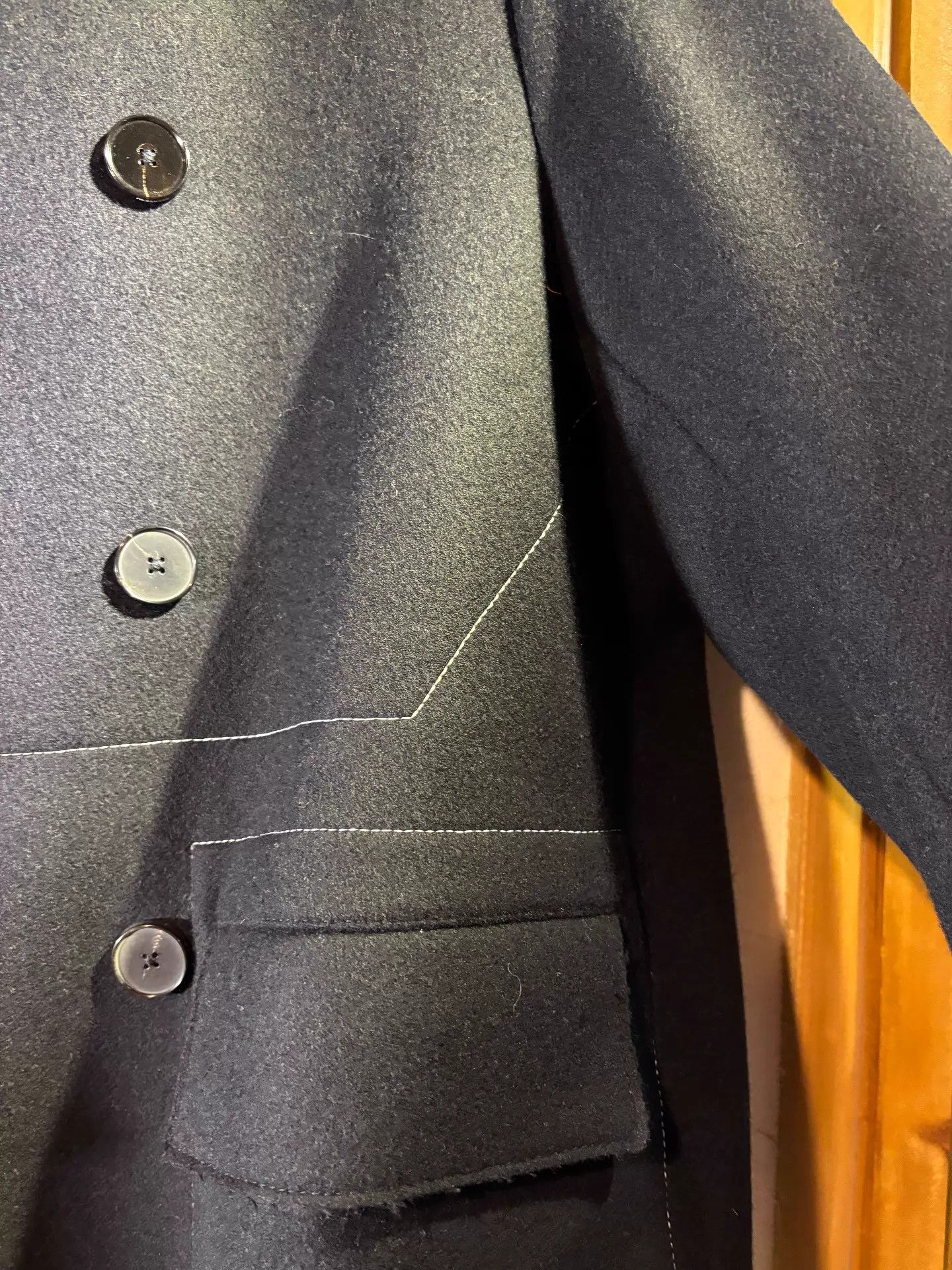 Jil Sander Jil Sander 18AW DB Wool Coat Size 50 (Sizing Down) Size US M / EU 48-50 / 2 - 4 Thumbnail