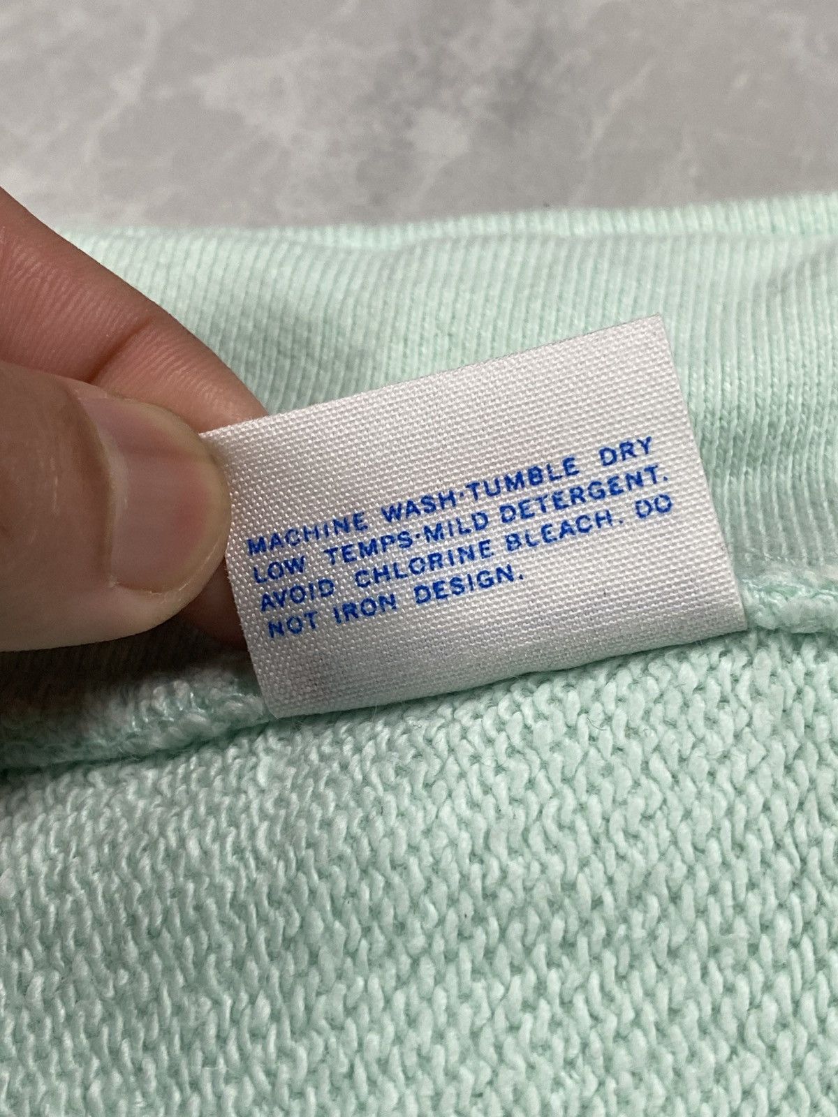 Champion Vintage y2k Reverse Weave Mint Green Quarter Zipper Size US L / EU 52-54 / 3 - 9 Thumbnail