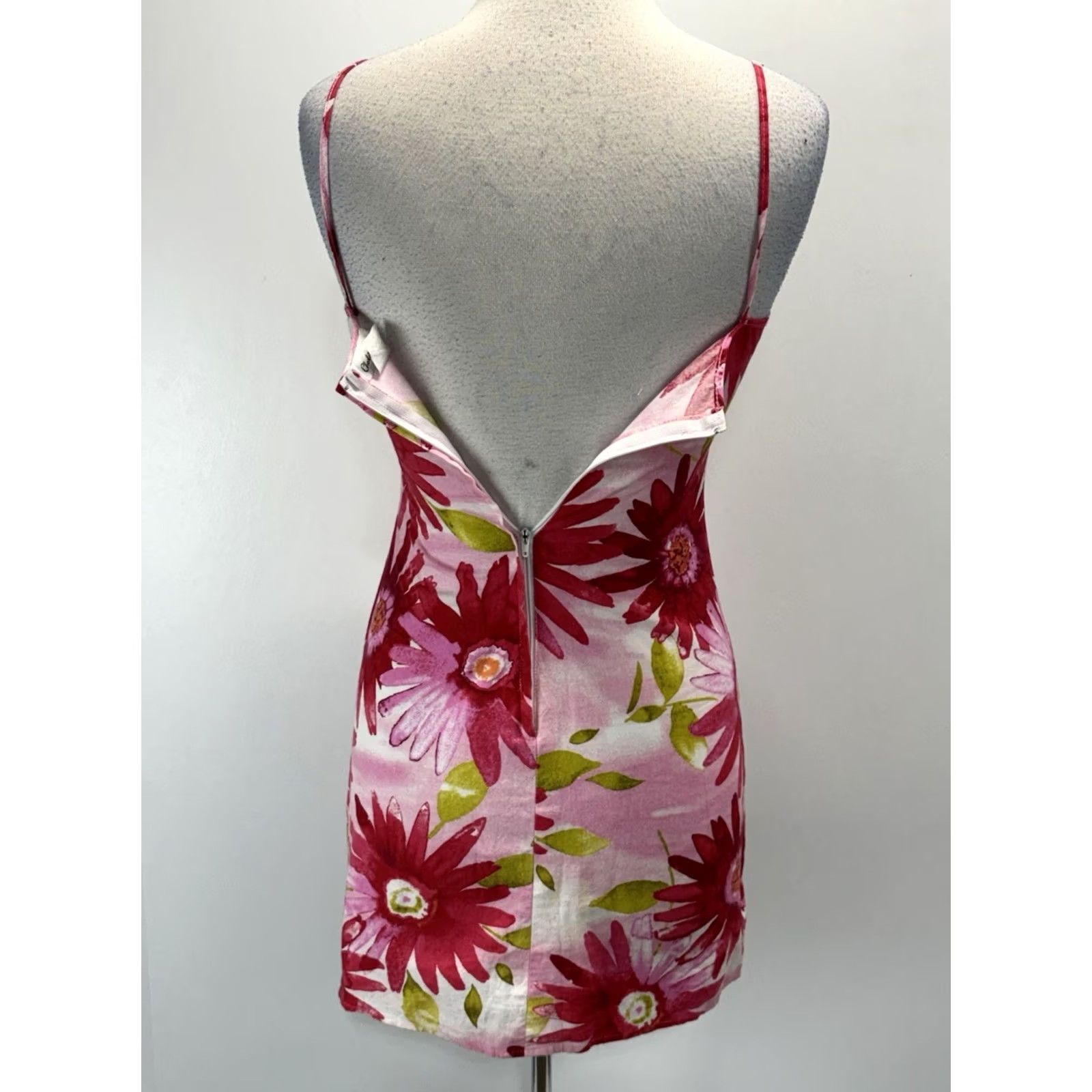 Vintage VINTAGE Charlotte Russe Floral Mini Dress Women’s S Milkmaid Cottage Made USA Dress Size S / US 4 / IT 40 - 3 Thumbnail