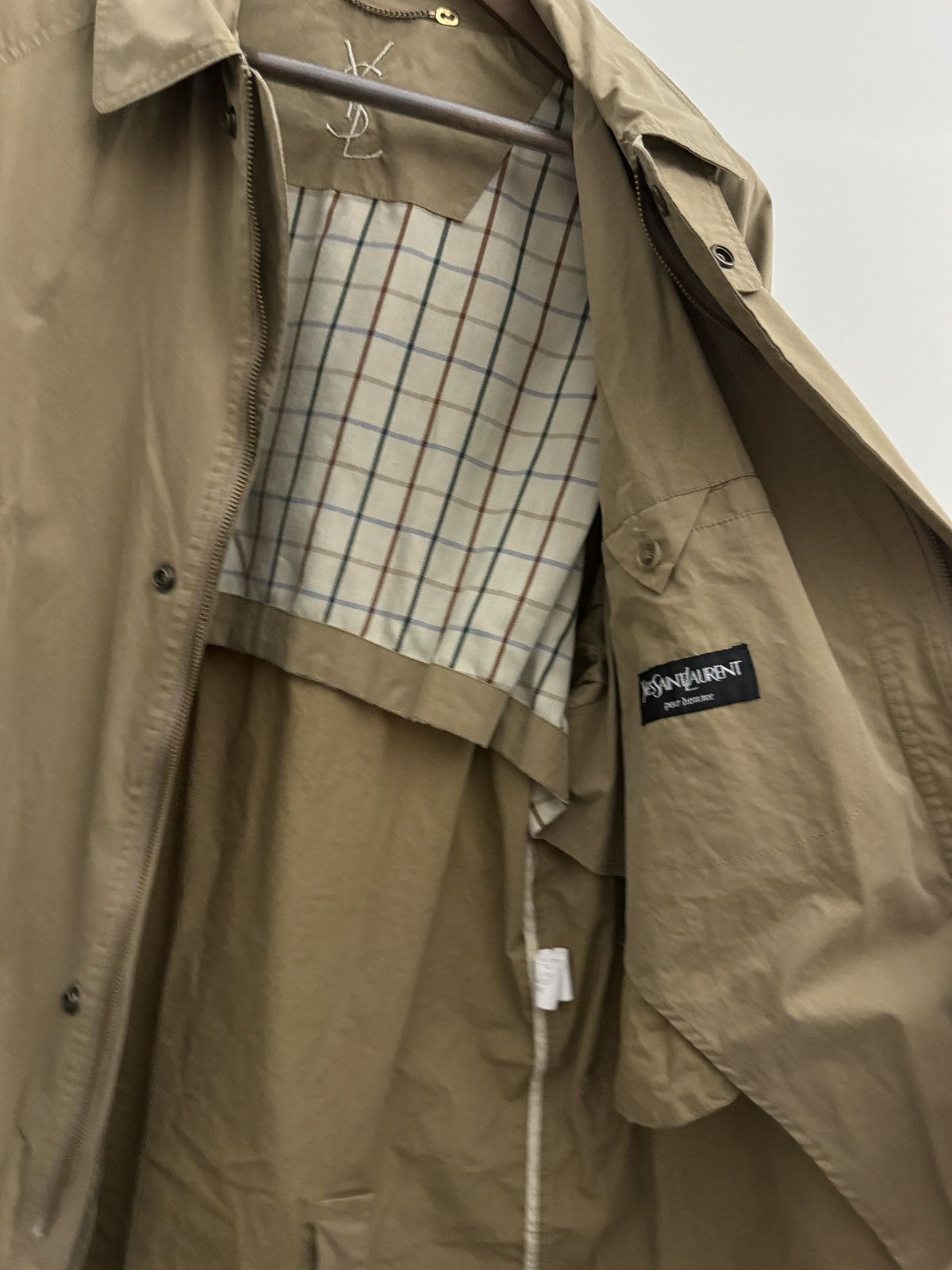 Yves Saint Laurent Yves Saint Laurent barbour style coat Size US L / EU 52-54 / 3 - 5 Thumbnail