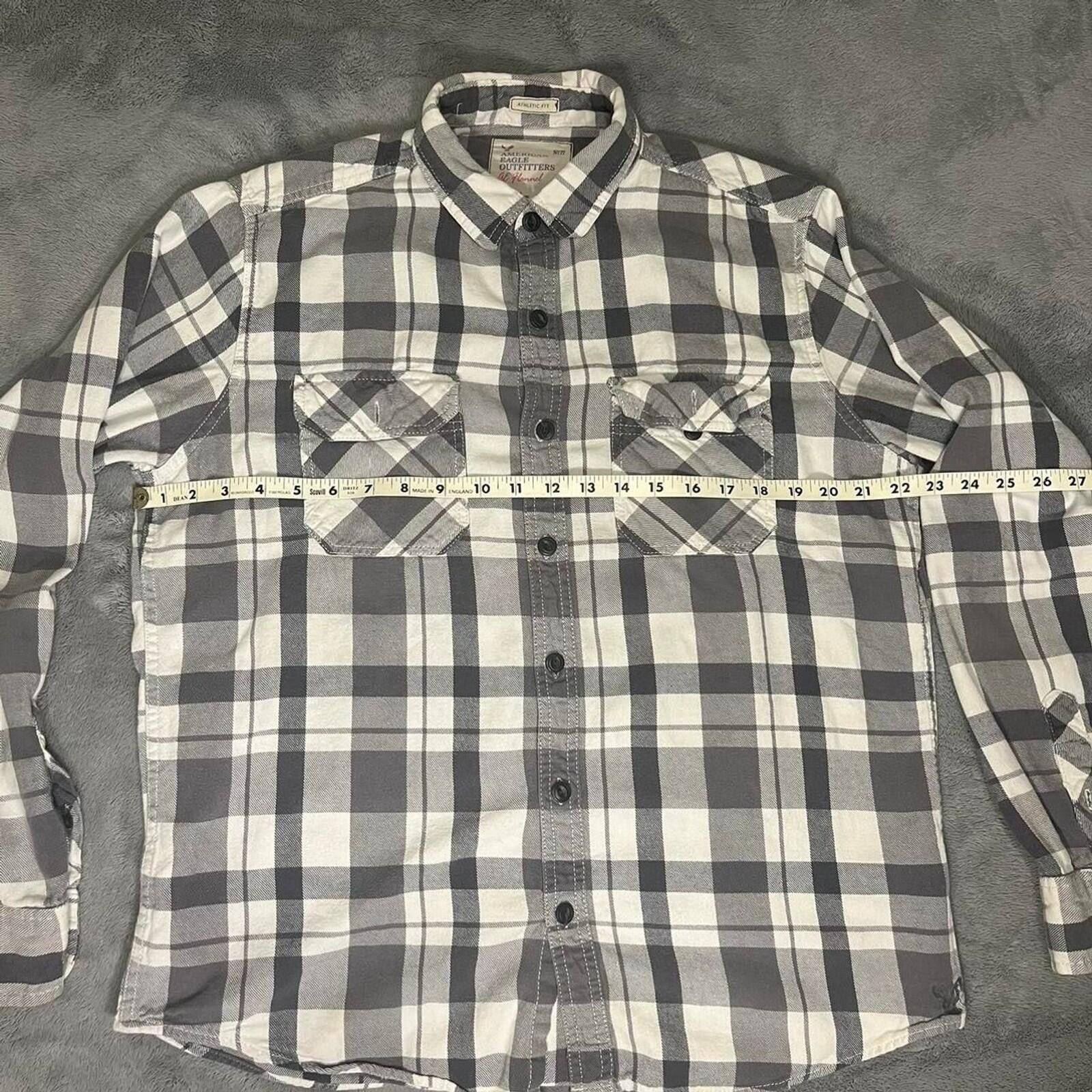 American Eagle Outfitters American Eagle Flannel Long Sleeve Button Up T-Shirt Size L Size US L / EU 52-54 / 3 - 2 Thumbnail