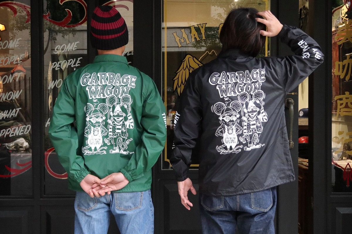 Japanese Brand GARBAGE WAGON Coach Nylon Jacket Size US L / EU 52-54 / 3 - 3 Thumbnail