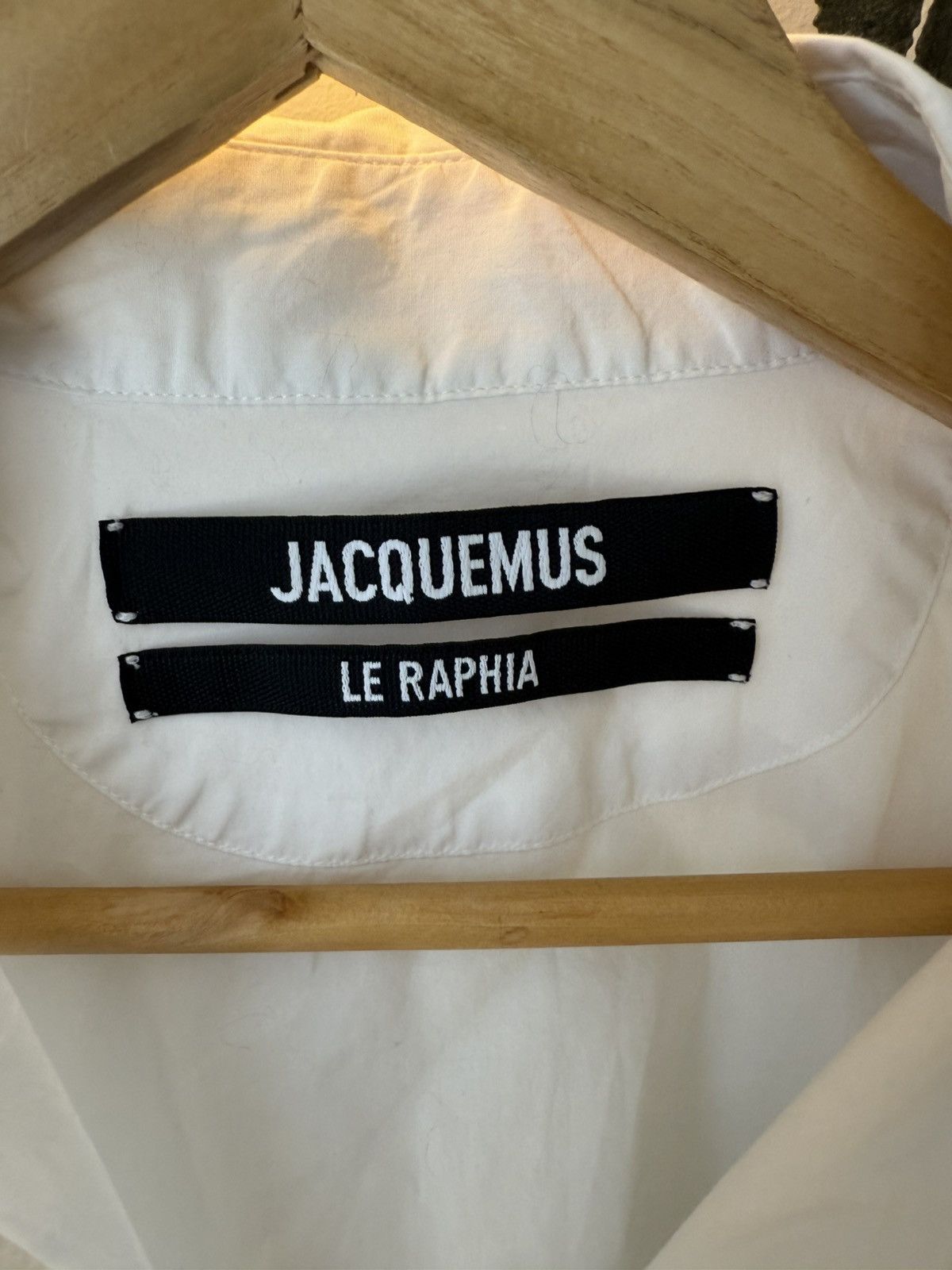 Jacquemus Jacquemus white short sleeve shirt Size US XL / EU 56 / 4 - 3 Thumbnail