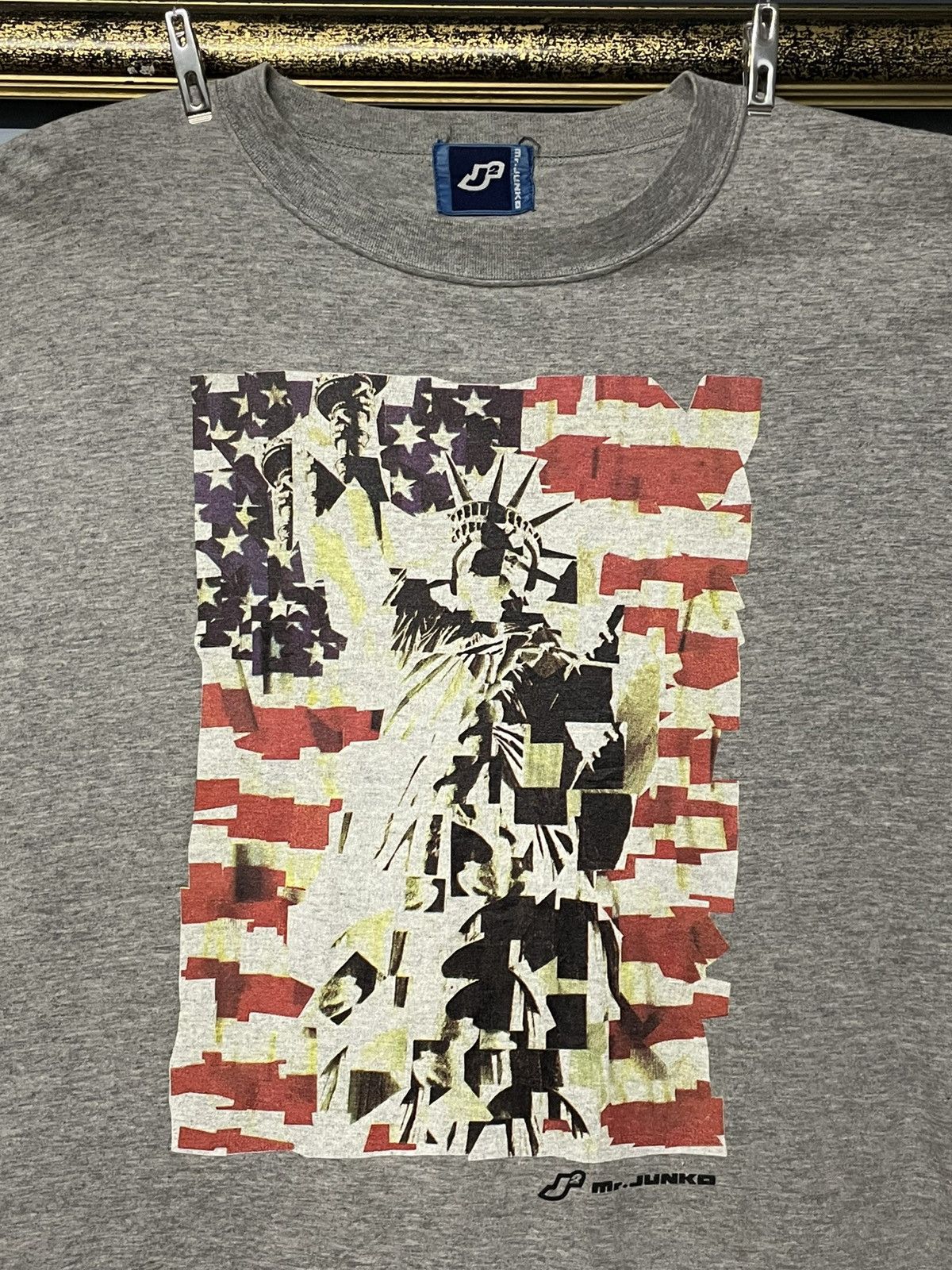 Japanese Brand Vintage 1990s Japan Designer Mr Junko Artwork Liberty Photo Size US M / EU 48-50 / 2 - 3 Thumbnail