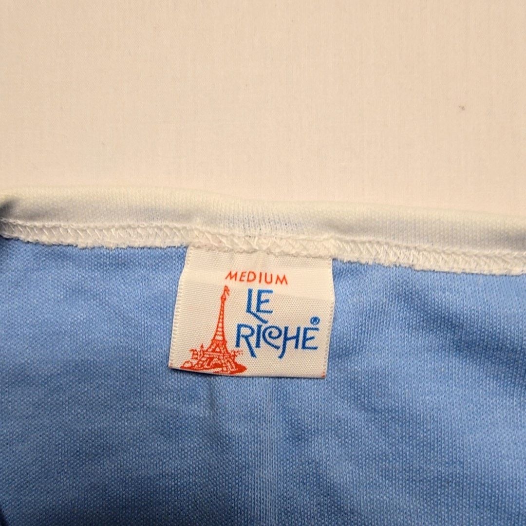 Vintage Vintage Montana Graphic Tee Le Riche Blue White M Shirt Size M / US 6-8 / IT 42-44 - 3 Thumbnail