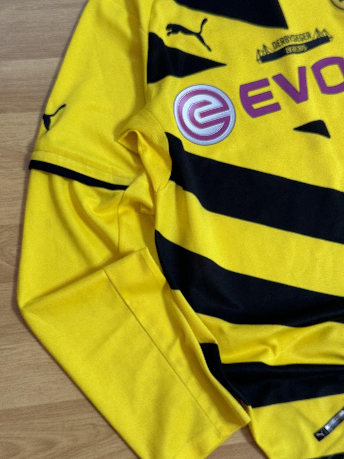 Nike × Vintage Puma Borussia Dortmund Kampl 2014-2015 LongSleeve Jersey Size US M / EU 48-50 / 2 - 7 Thumbnail