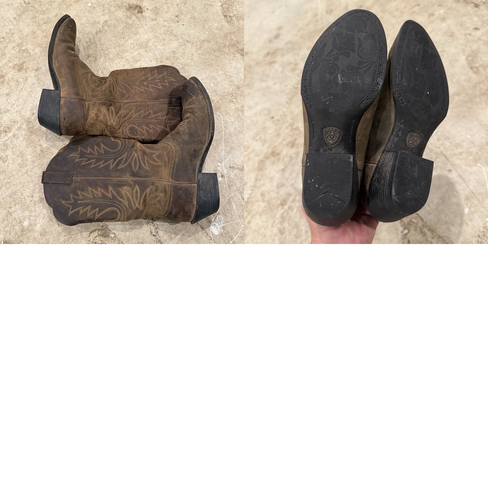 Ariat Ariat Heritage 10001021 Brown Leather Western Cowgirl Boots Womens 6.5B Size US 4 / IT 34 - 8 Thumbnail