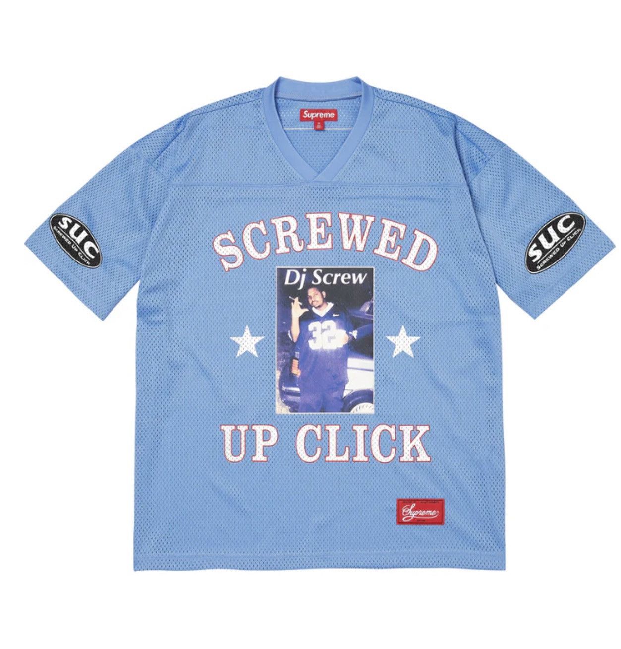 Supreme Supreme Bandana Football Jersey Blue Size: Extra Large