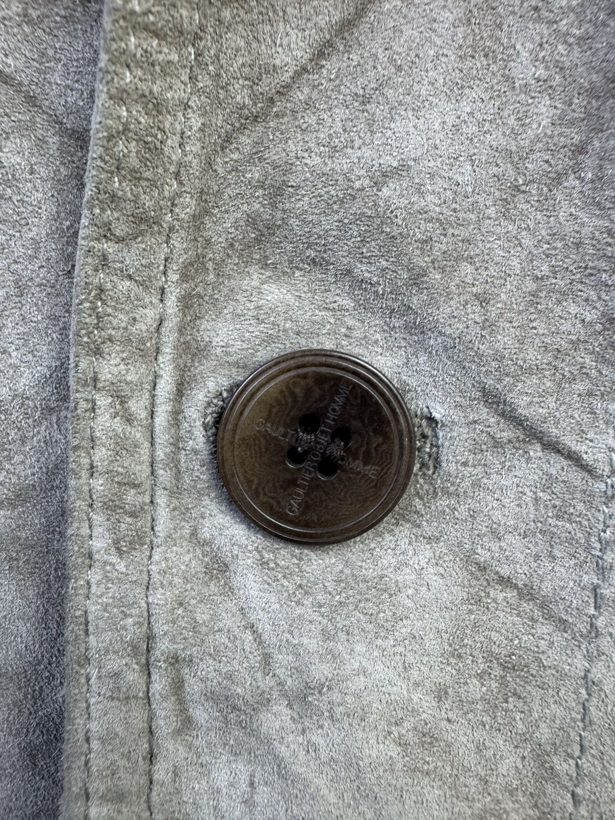 Jean Paul Gaultier Vintage Jean Paul Gaultier Leather Blazer jacket Size 48S - 4 Thumbnail