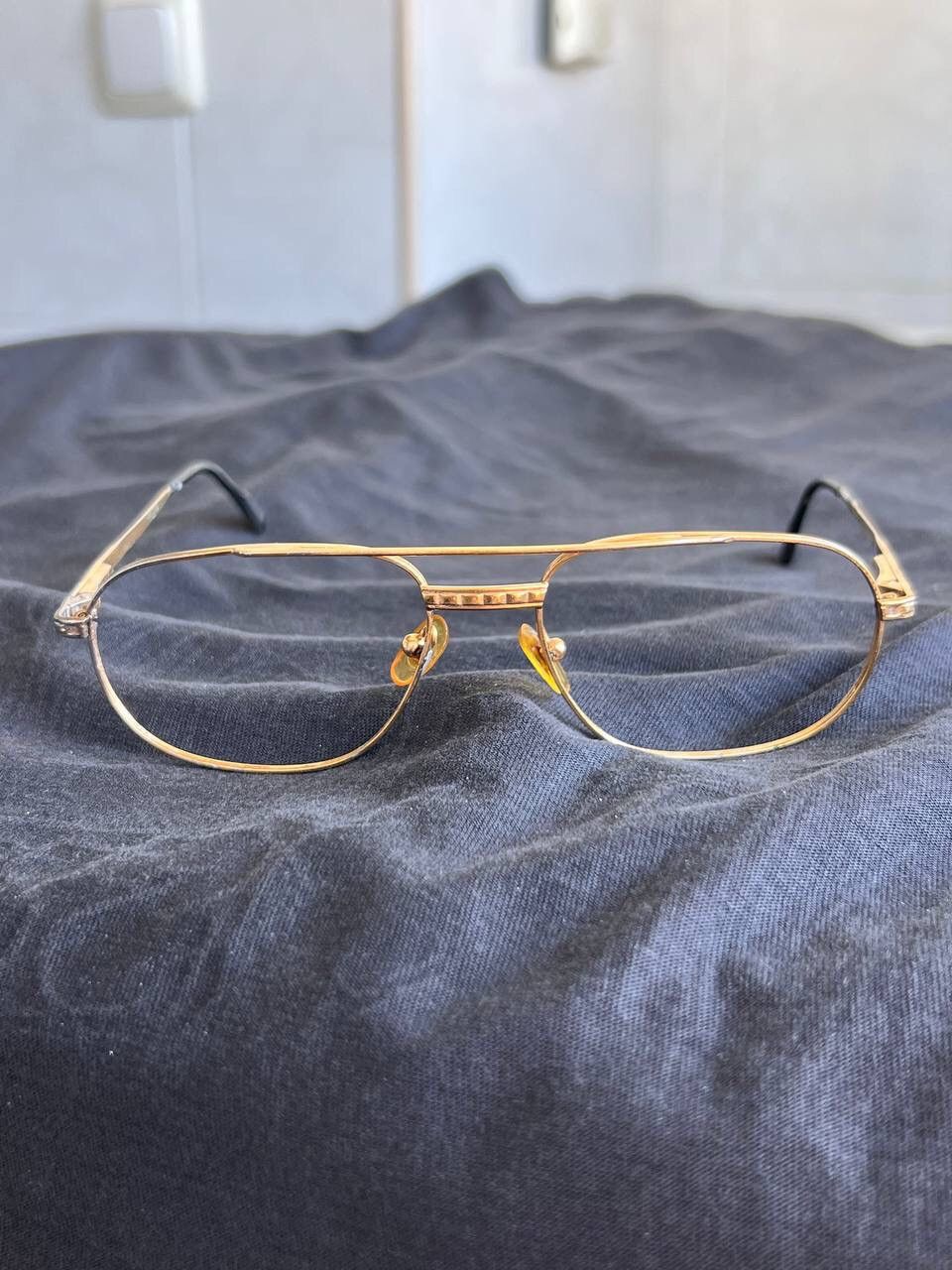 Tiffany & Co. Tiffany T396 Gold Plated frame 90s vintage USED ONLY FRAME Size ONE SIZE - 5 Thumbnail