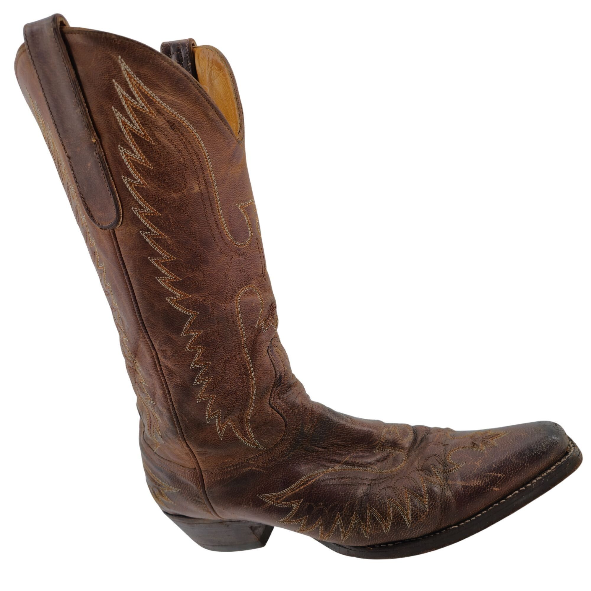 Old Gringo Old Gringo Eagle Snip Toe Men 9.5D Brown Leather Cowboy Boot Size US 9.5 / EU 42-43 - 1 Thumbnail