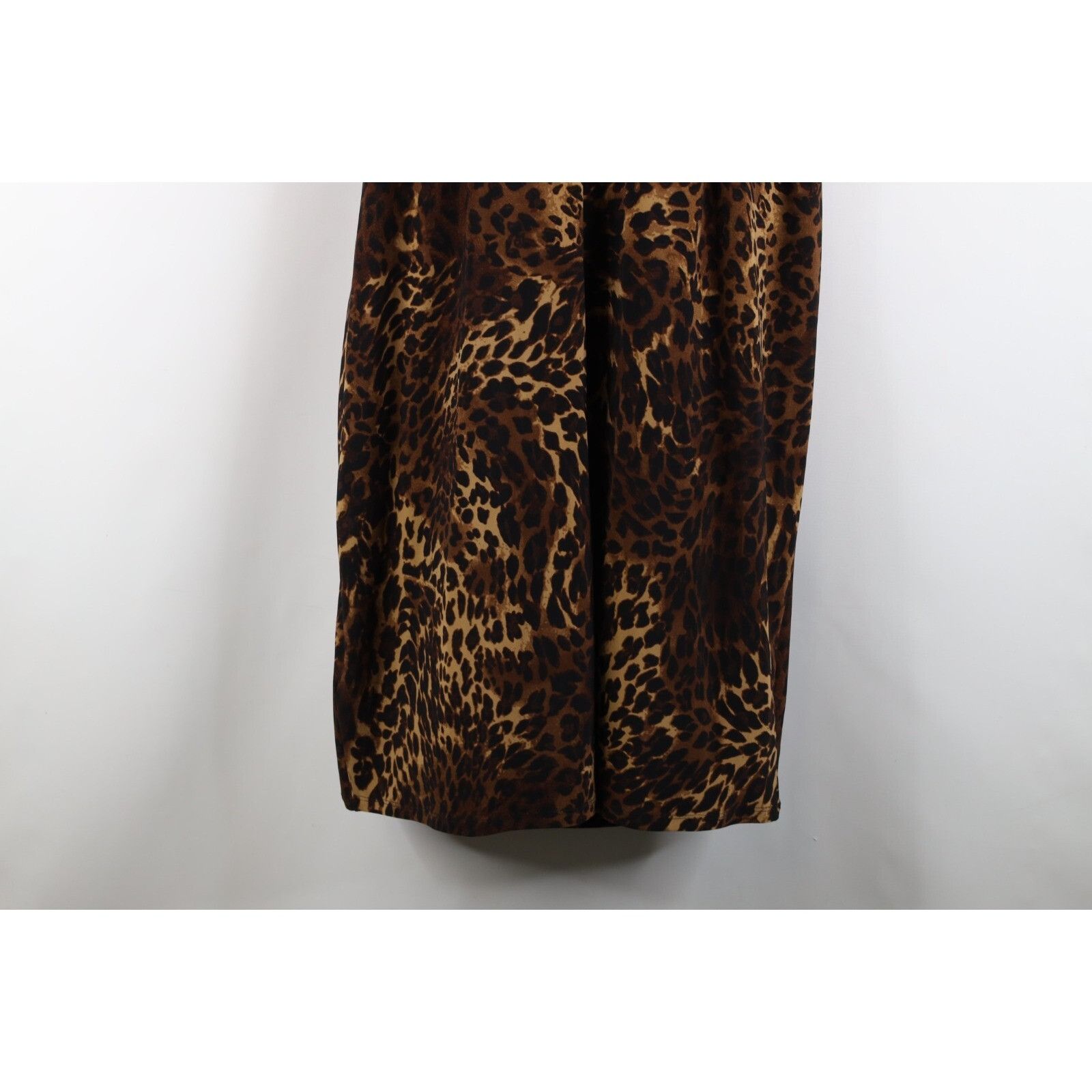 Ralph Lauren × Vintage Vintage 90s Ralph Lauren Leopard Cheetah Dress Size M / US 6-8 / IT 42-44 - 14 Thumbnail