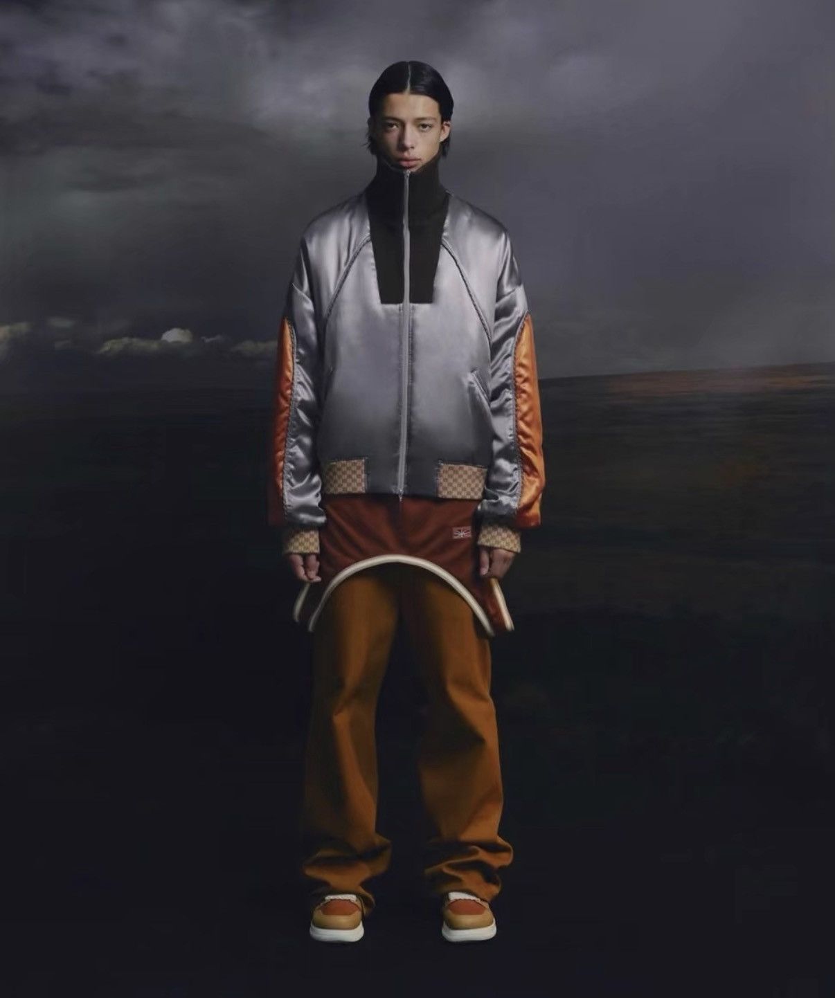 NAMESAKE NAMESAKE 23AW Runway Silk-Paneled Puffer Jacket Size US S / EU 44-46 / 1 - 8 Thumbnail