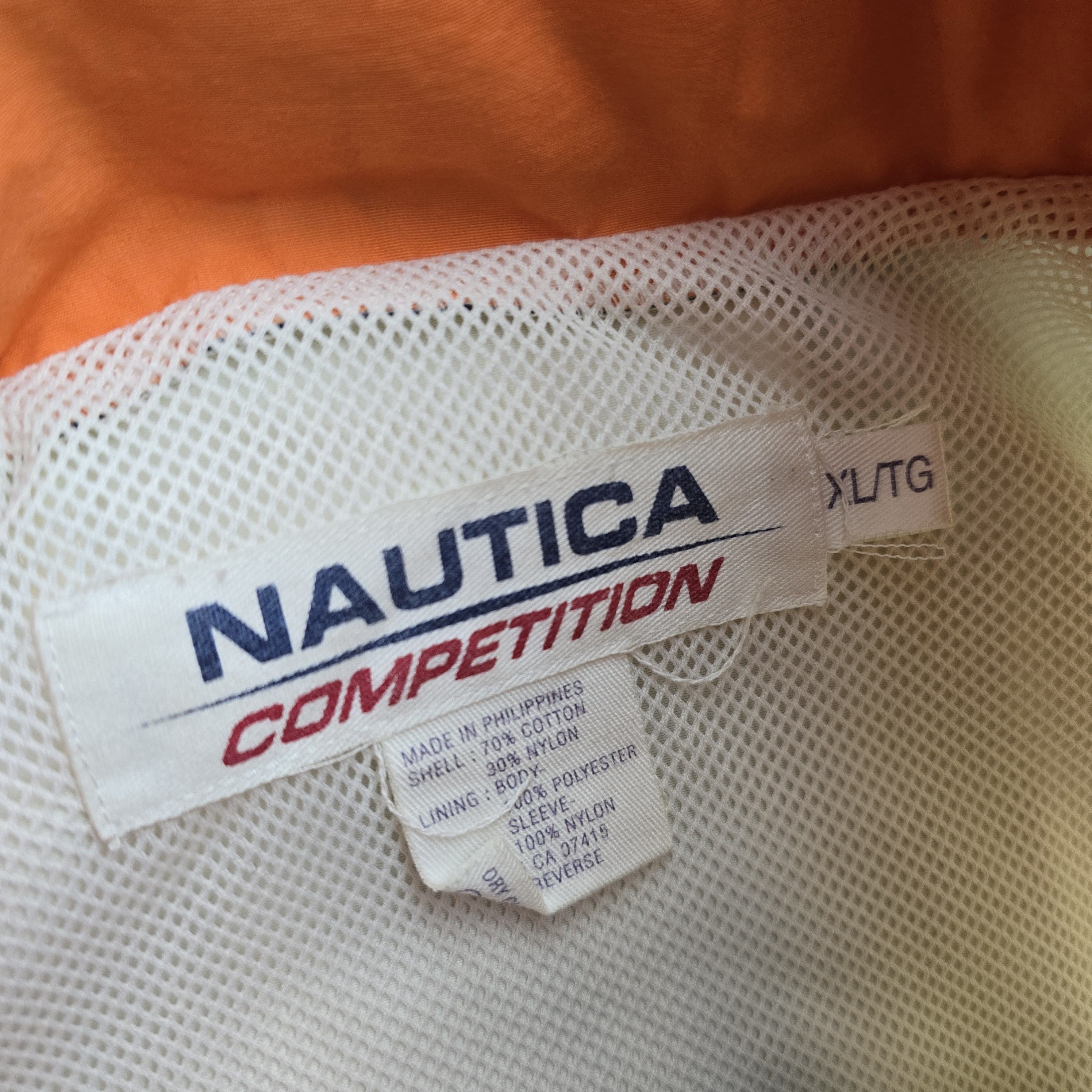 Nautica Vintage Nautica Sailing Jacket White/Orange Men's XL Size US XL / EU 56 / 4 - 7 Thumbnail