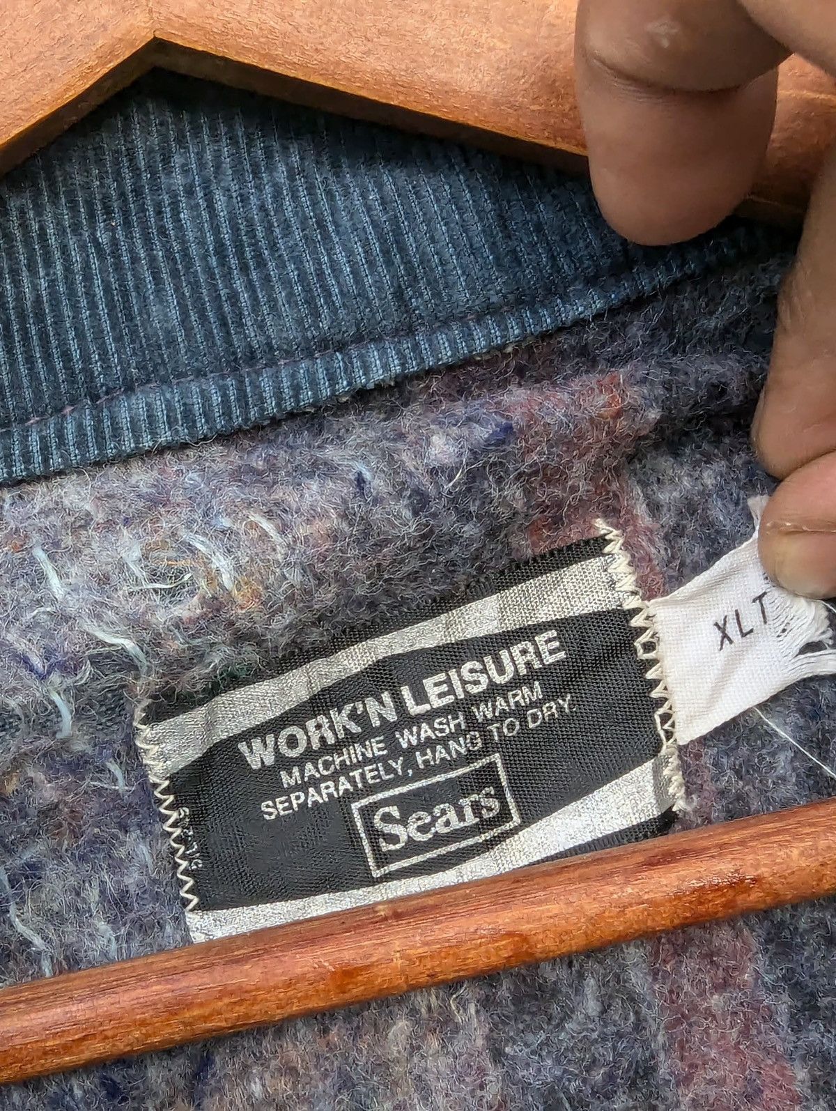 Sears × Vintage Sears Workers Wool Denim Jacket Size US XL / EU 56 / 4 - 5 Thumbnail
