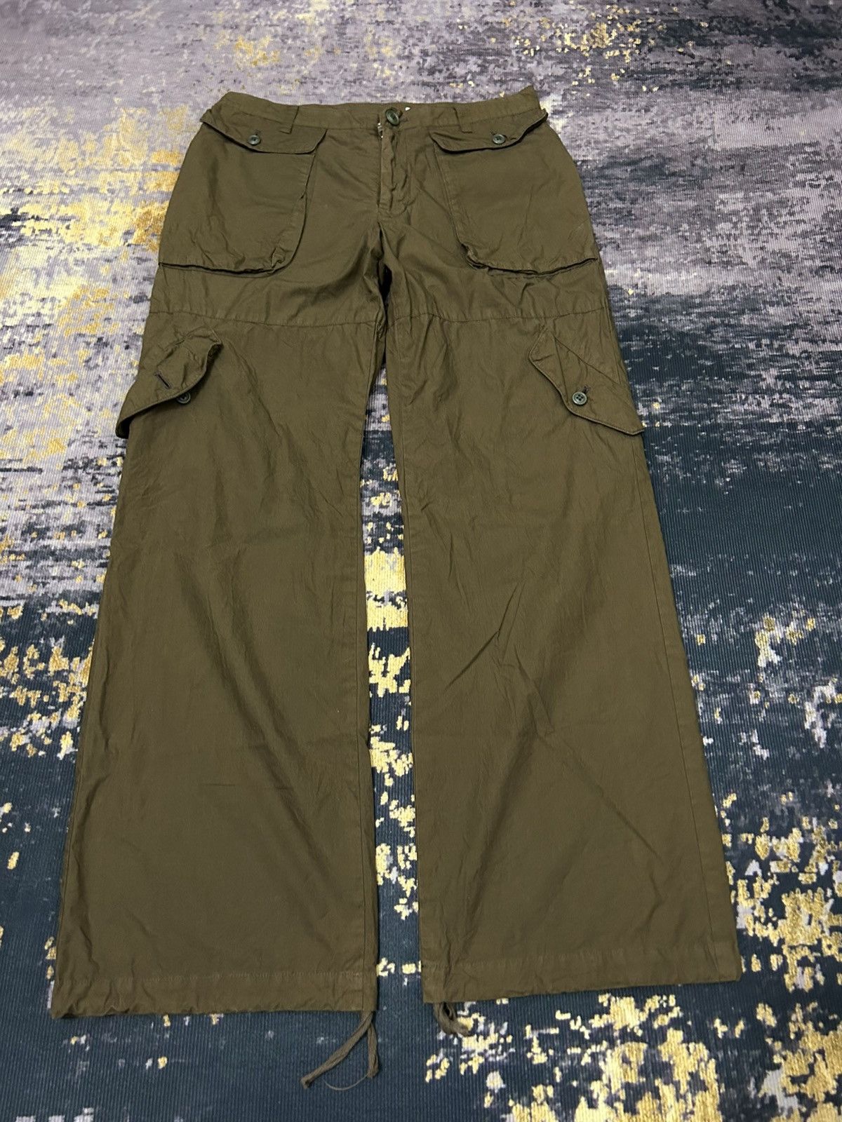 Issey Miyake Issey Miyake Sunao Kuwahara 3D Pocket Parachute Pants Size US 30 / EU 46 - 3 Thumbnail