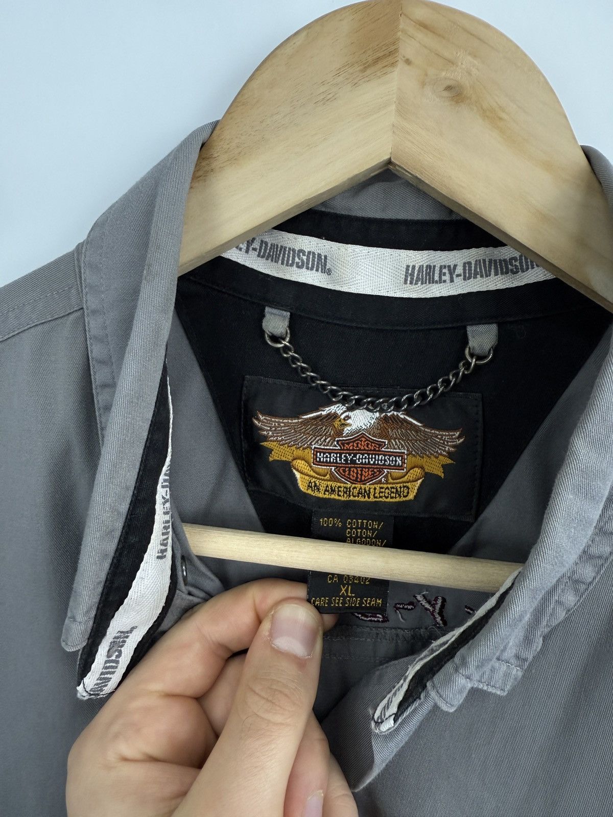 Harley Davidson 🇺🇸 Vintage 90s Harley Davidson Choppers Shirt Rare Retro Hype Size US XL / EU 56 / 4 - 10 Thumbnail
