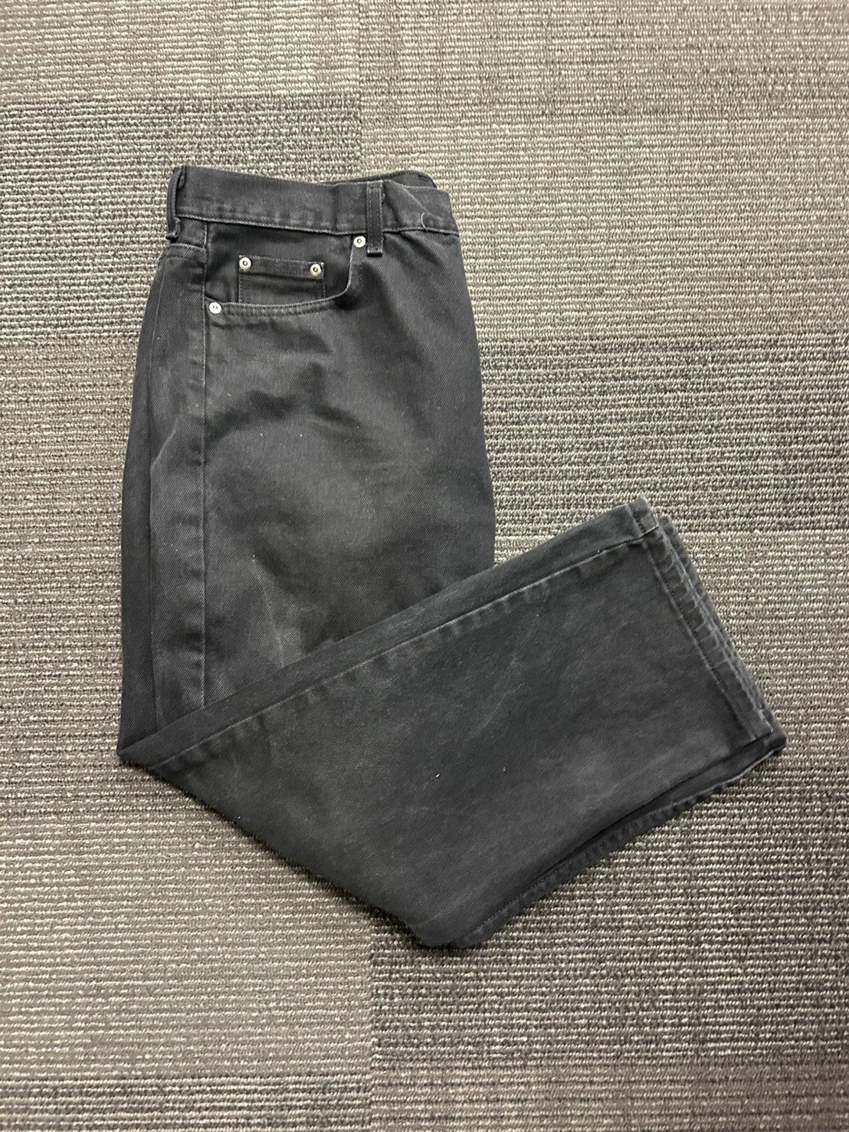 George George Black Regular Fit Jeans 38x29 Size US 38 / EU 54 - 1 Thumbnail