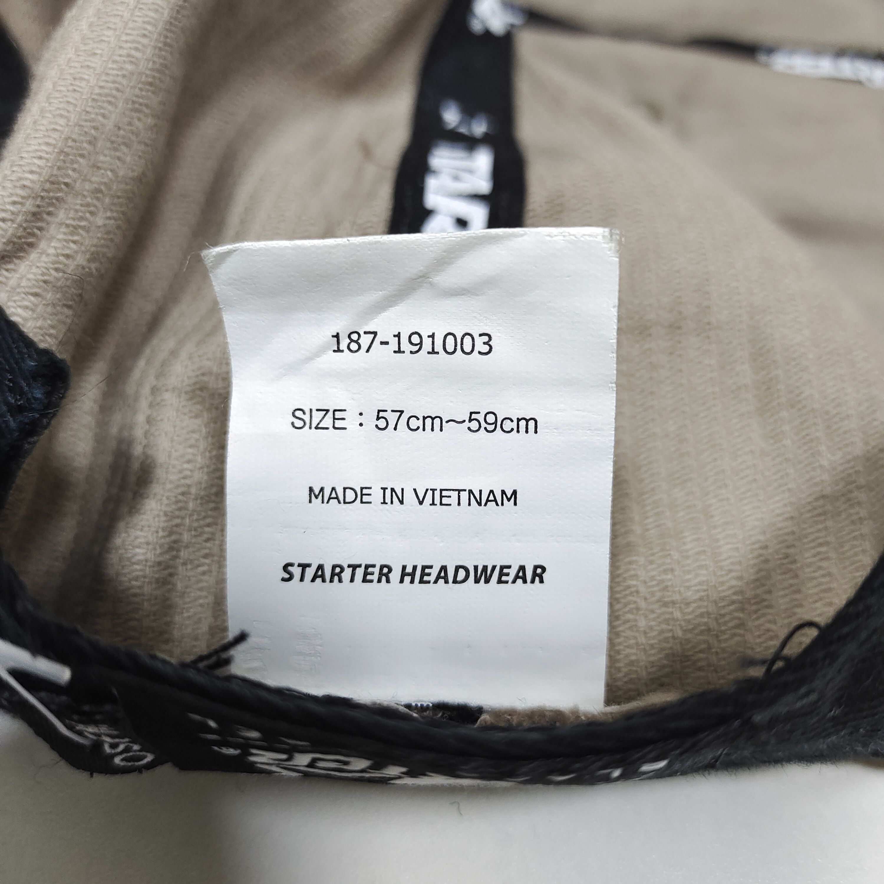 Starter STARTER BLACK LABEL OSFM CORDUROY BEIGE CAP Size ONE SIZE - 10 Thumbnail