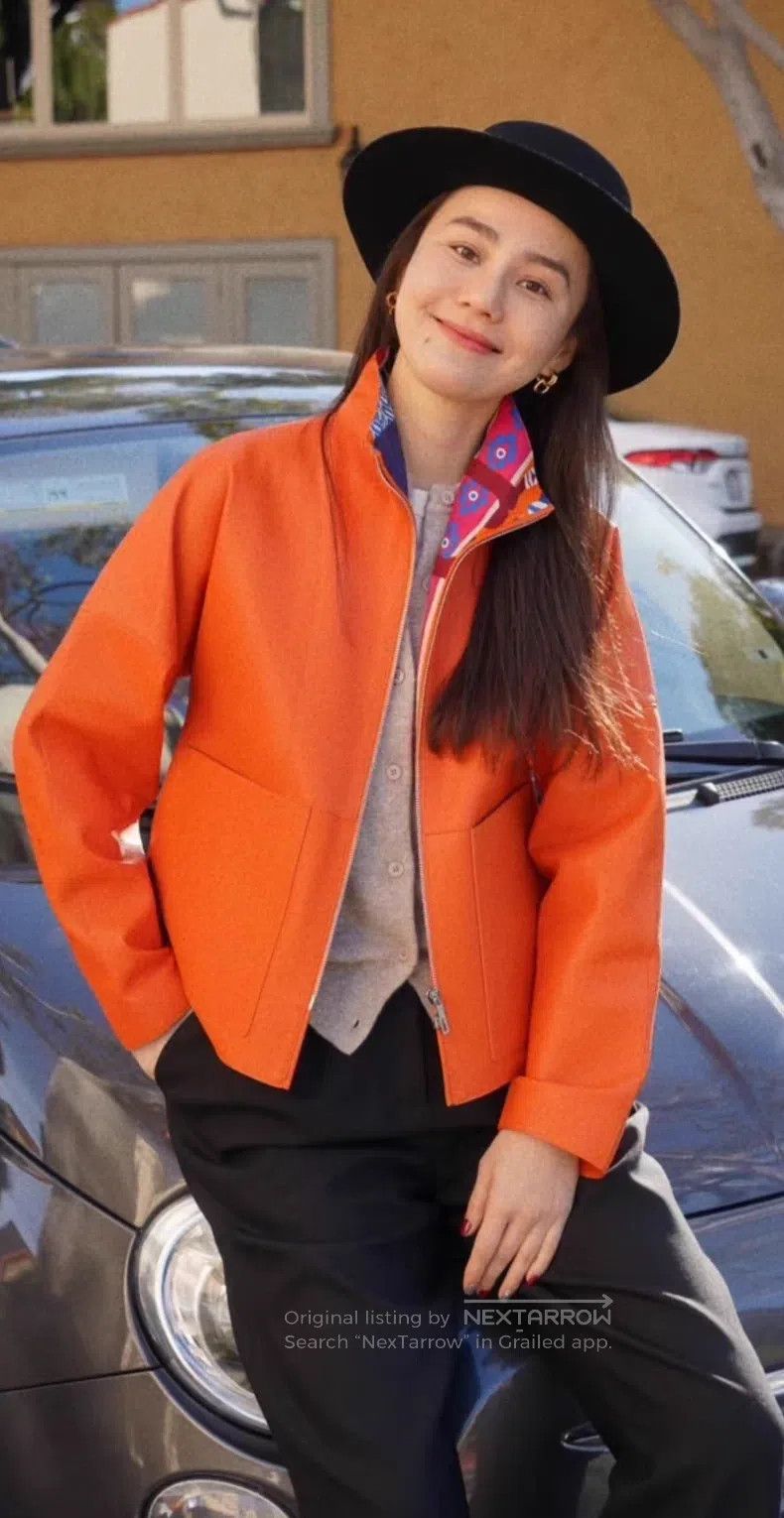 Hermes Hermes Leather Jacket Size XXS / US 00 / IT 34 - 2 Thumbnail