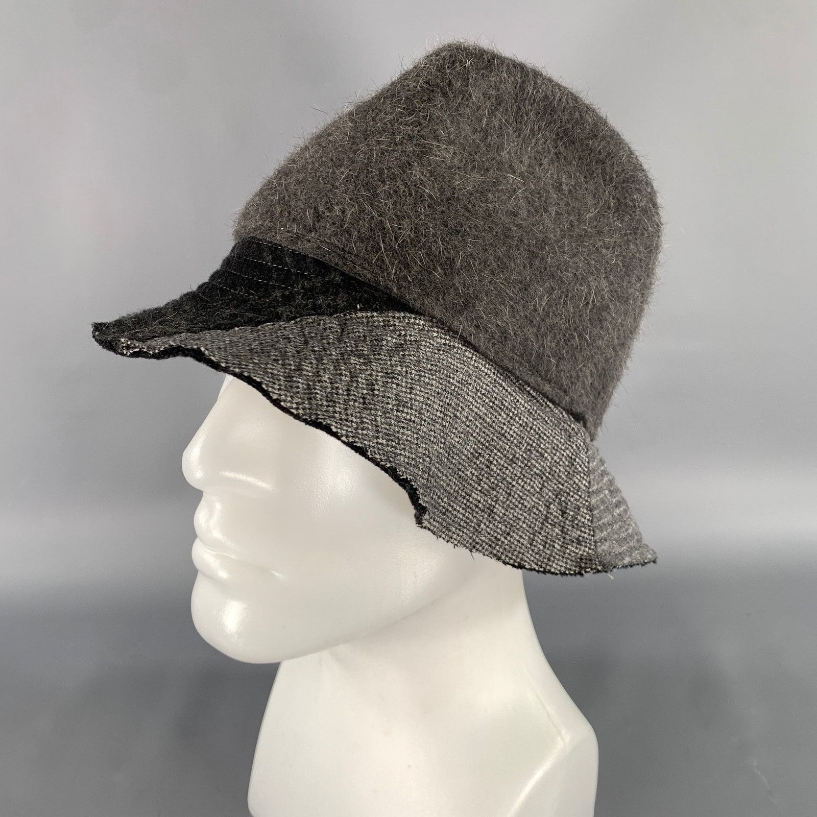 Other ALBERTUS SWANEPOEL Grey Navy Felt Hats Size ONE SIZE - 2 Thumbnail