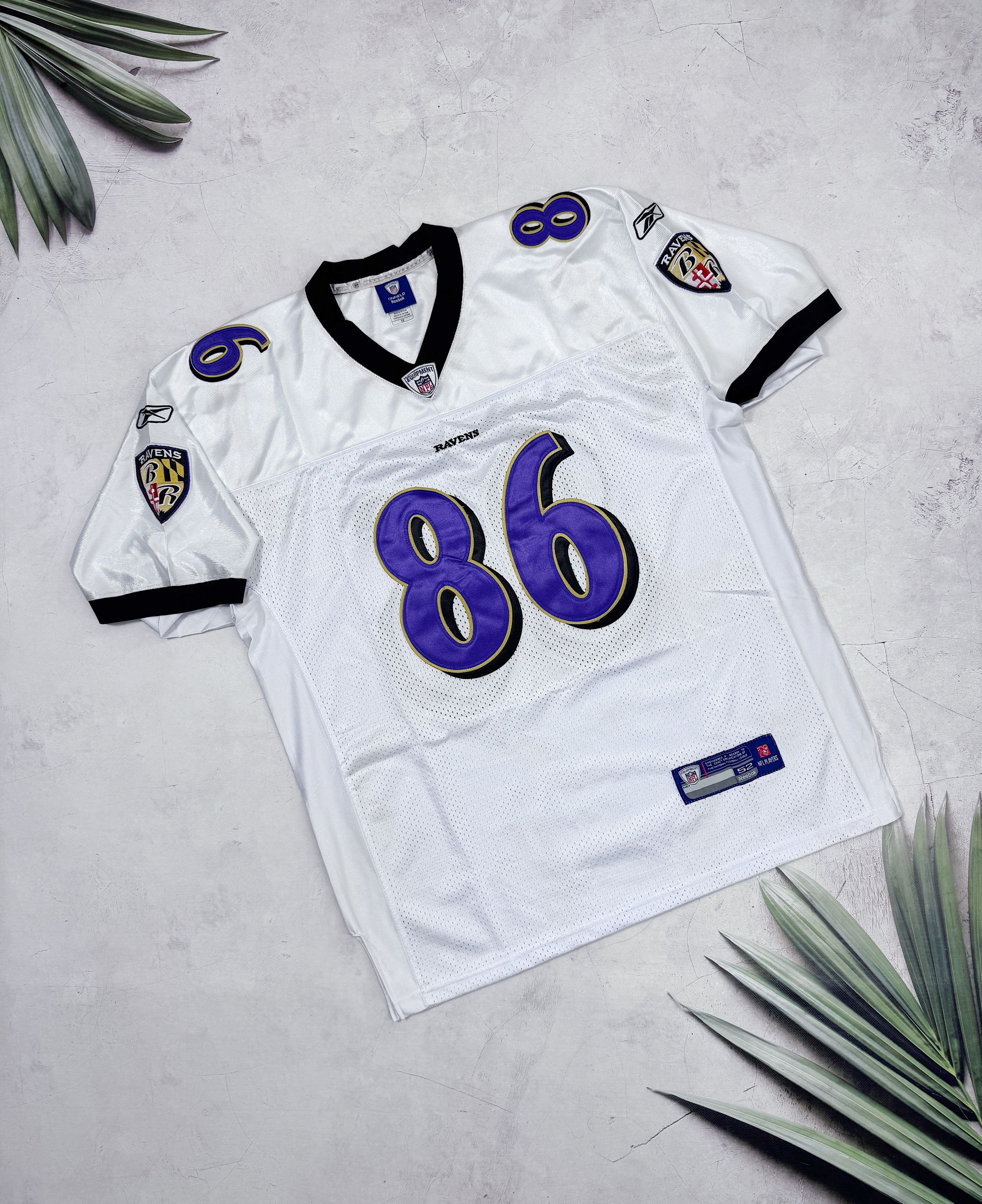 NFL 2003 - 2005 Baltimore Ravens NFL Jersey #86 HEAP by Reebok Size US L / EU 52-54 / 3 - 9 Thumbnail