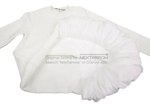 Comme des Garcons Comme Des Garcons White retro cloud edge sweater Size S / US 4 / IT 40 - 8 Thumbnail