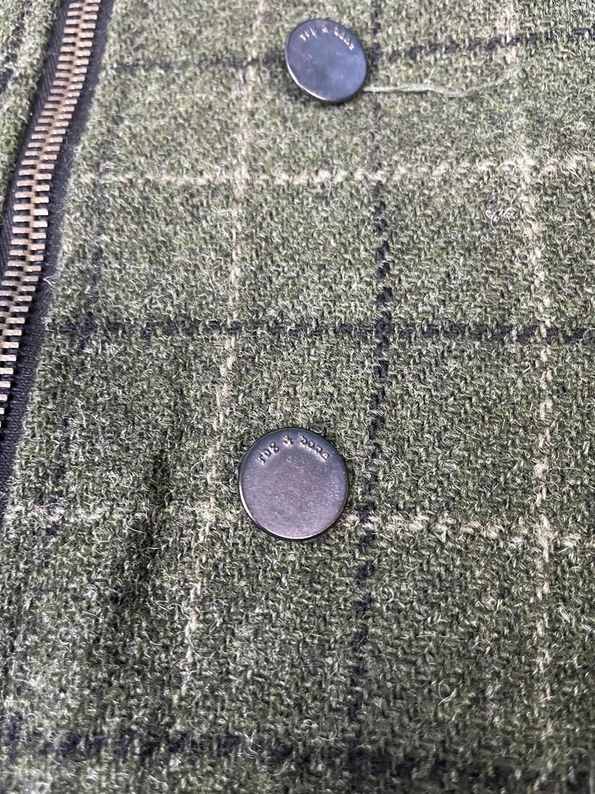 Harris Tweed Rag & Bone Harris Tweed Lampo Zipper Italian Lamb Shearling Size XS / US 0-2 / IT 36-38 - 12 Thumbnail