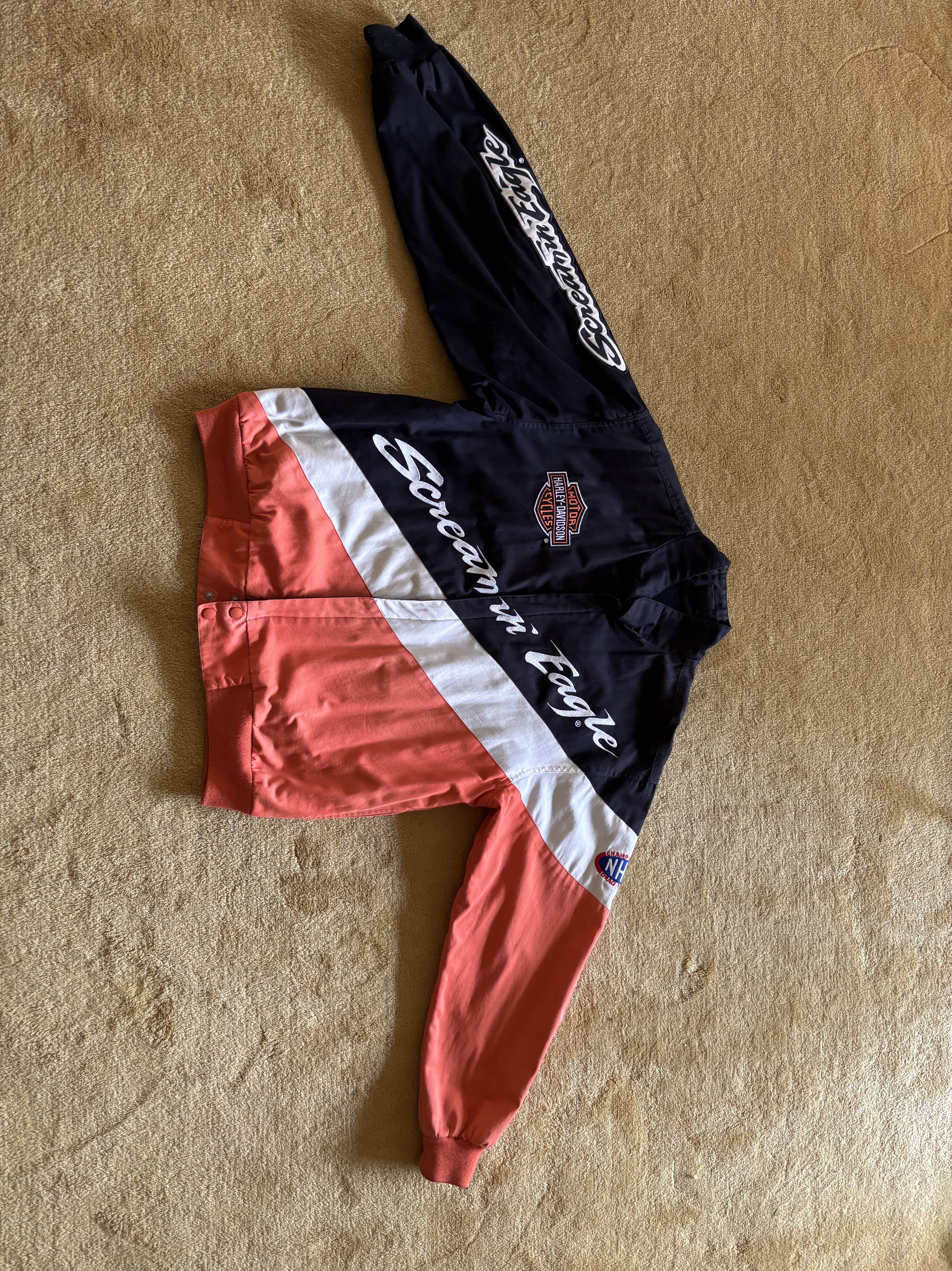 Harley Davidson Vintage Harley-Davidson Screamin' Eagle Racing Jacket Size US M / EU 48-50 / 2 - 3 Thumbnail
