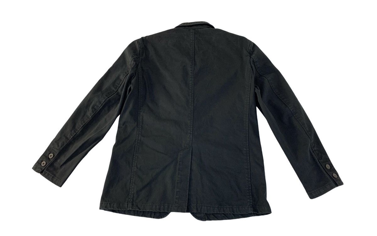 Japanese Brand Vintage Kansai Yamamoto Black Khakis Coat Jacket Size US L / EU 52-54 / 3 - 8 Thumbnail