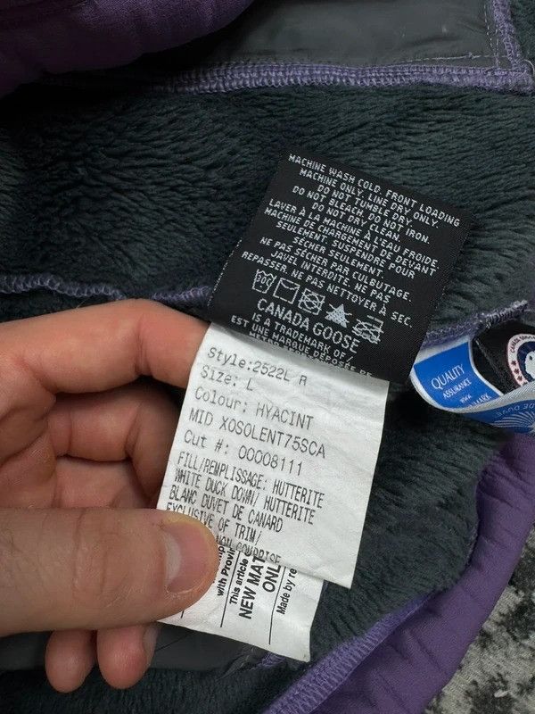 Canada Goose Canada Goose purple hyacint down jacket logo L Size L / US 10 / IT 46 - 6 Thumbnail