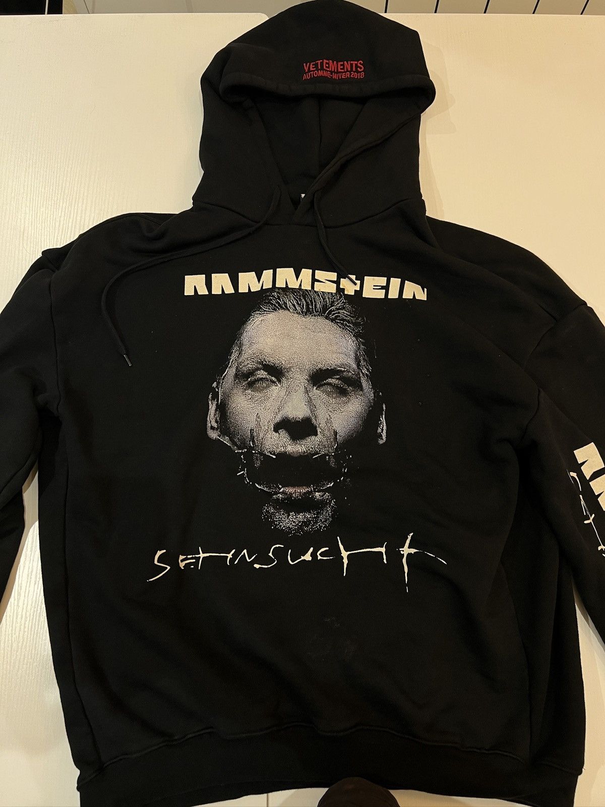 Vetements Vetements Rammstein Hoodie ( Thick Version ) | Grailed