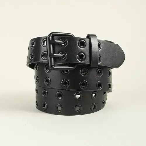Other Black PU Leather Belt Size ONE SIZE - 4 Thumbnail