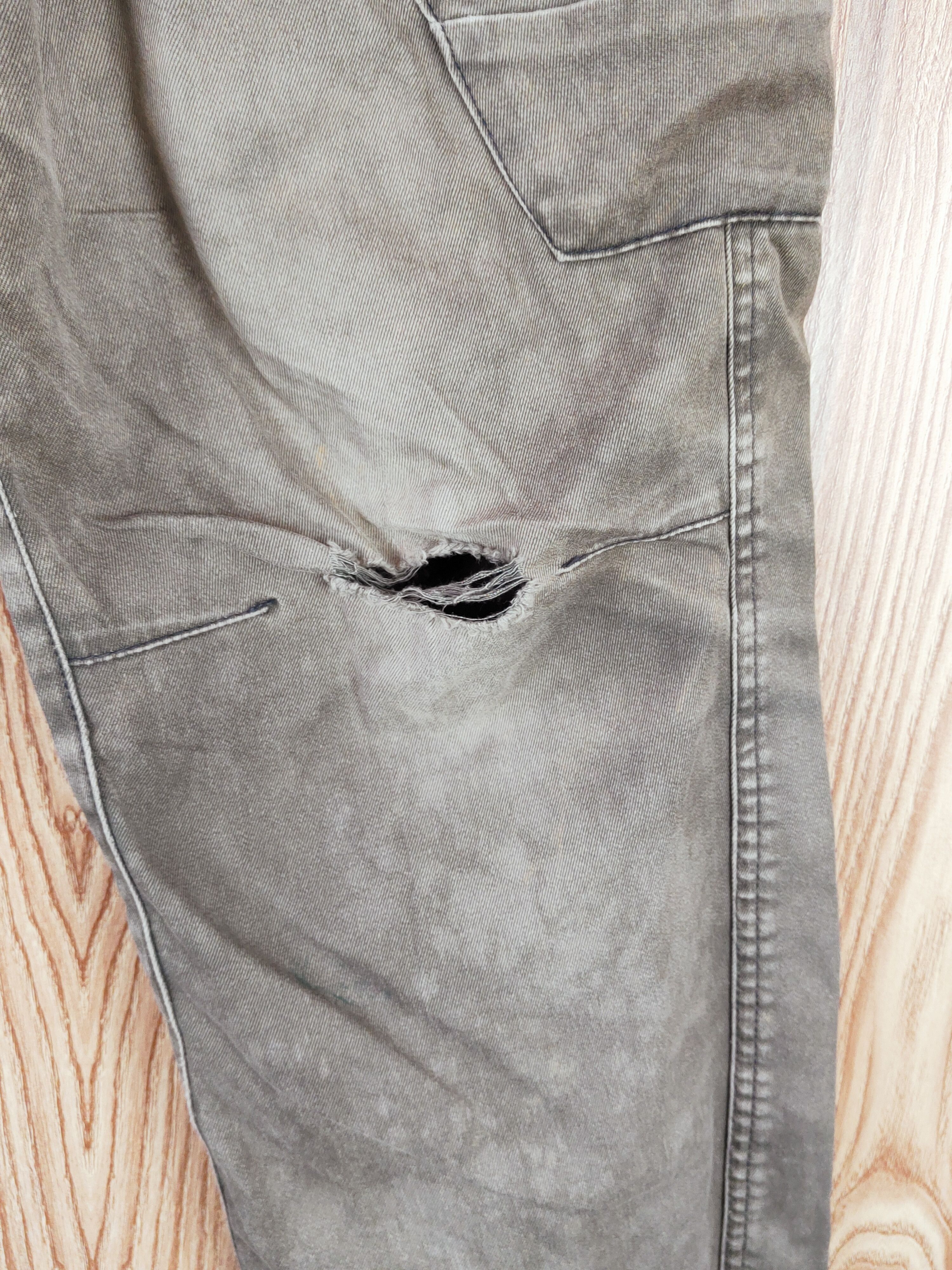 Japanese Brand Xebec Dark Gray Faded Multipocket Tactical Cargo Pants #W623 Size US 31 - 6 Thumbnail