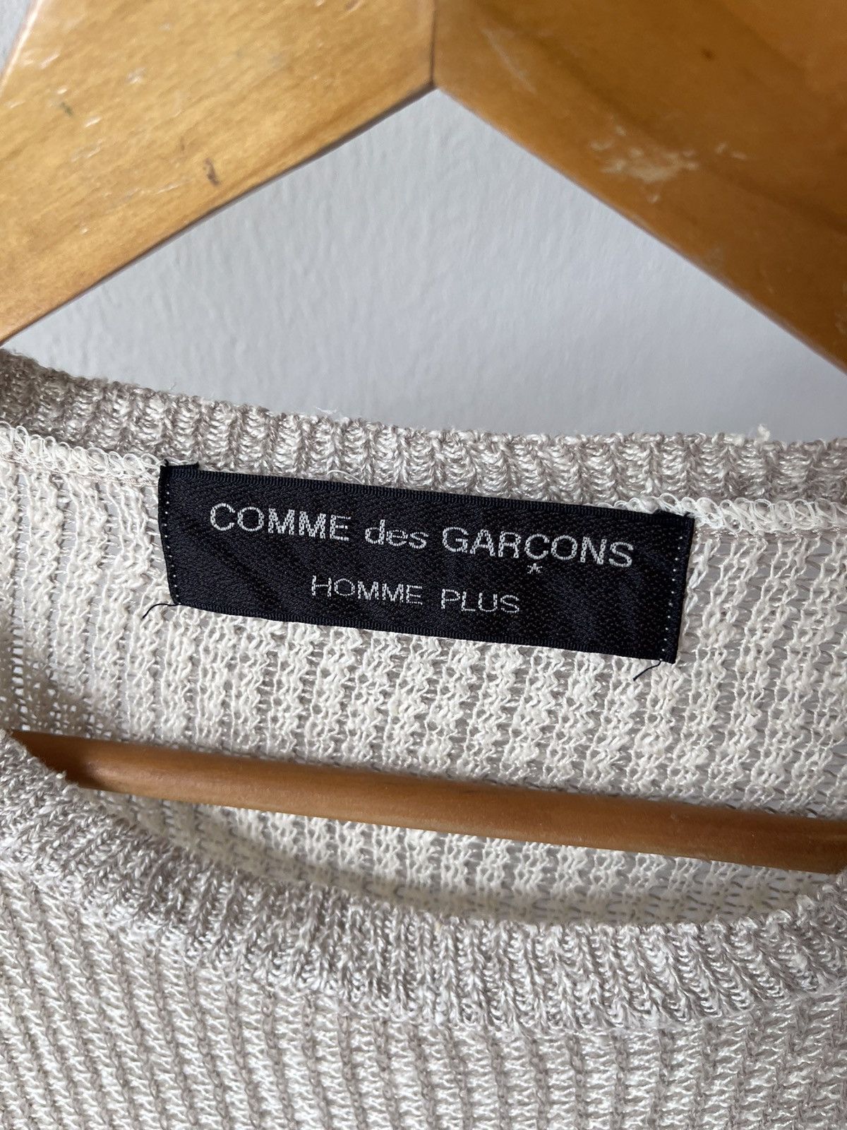 Comme des Garcons Homme × Comme des Garcons Homme Plus × Rei Kawakubo AD1996 Comme Des Garcons Homme Plus Linen Silk Knit Size US M / EU 48-50 / 2 - 11 Thumbnail