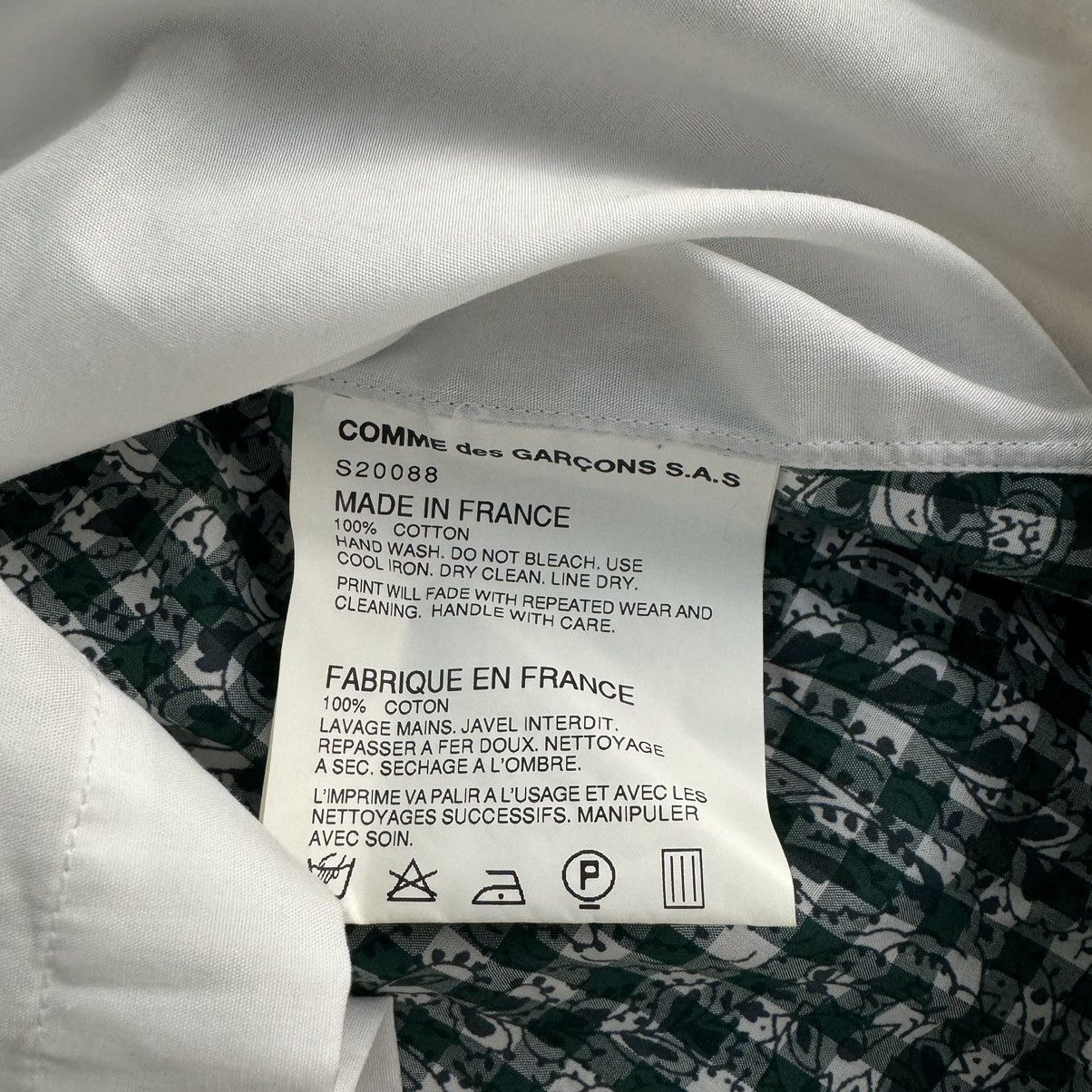 Comme des Garcons SHIRT Comme Des Garçons Paisley Shirt Size US S / EU 44-46 / 1 - 5 Thumbnail